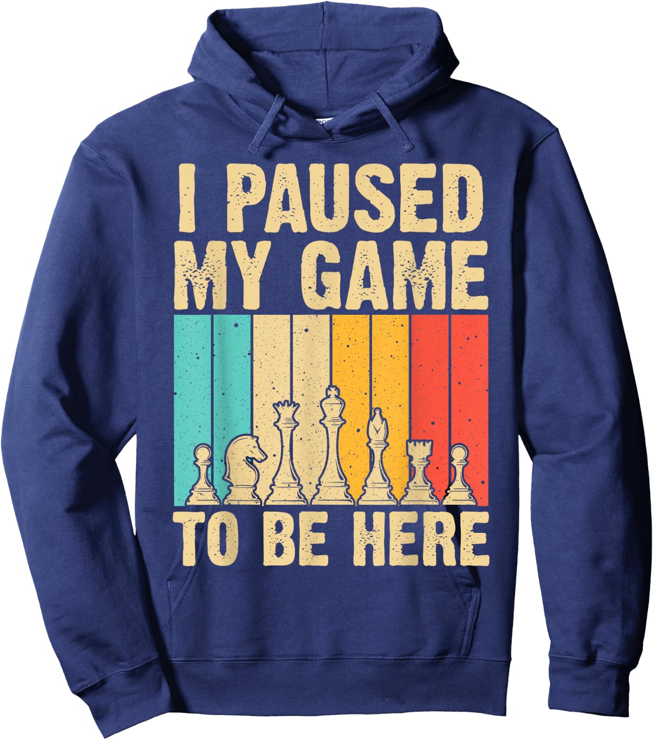 Cool Chess Art Women Kids Chess Player Chess Lover Hoodie - Hoodie | Navy