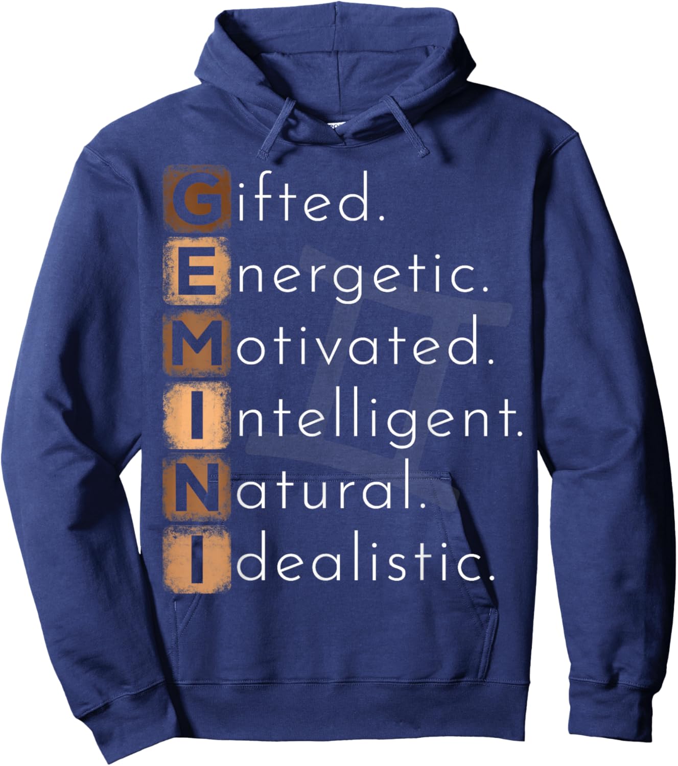 Gemini Zodiac Sign Women Kids Gemini Birthday Funny Hoodie - Hoodie | Navy