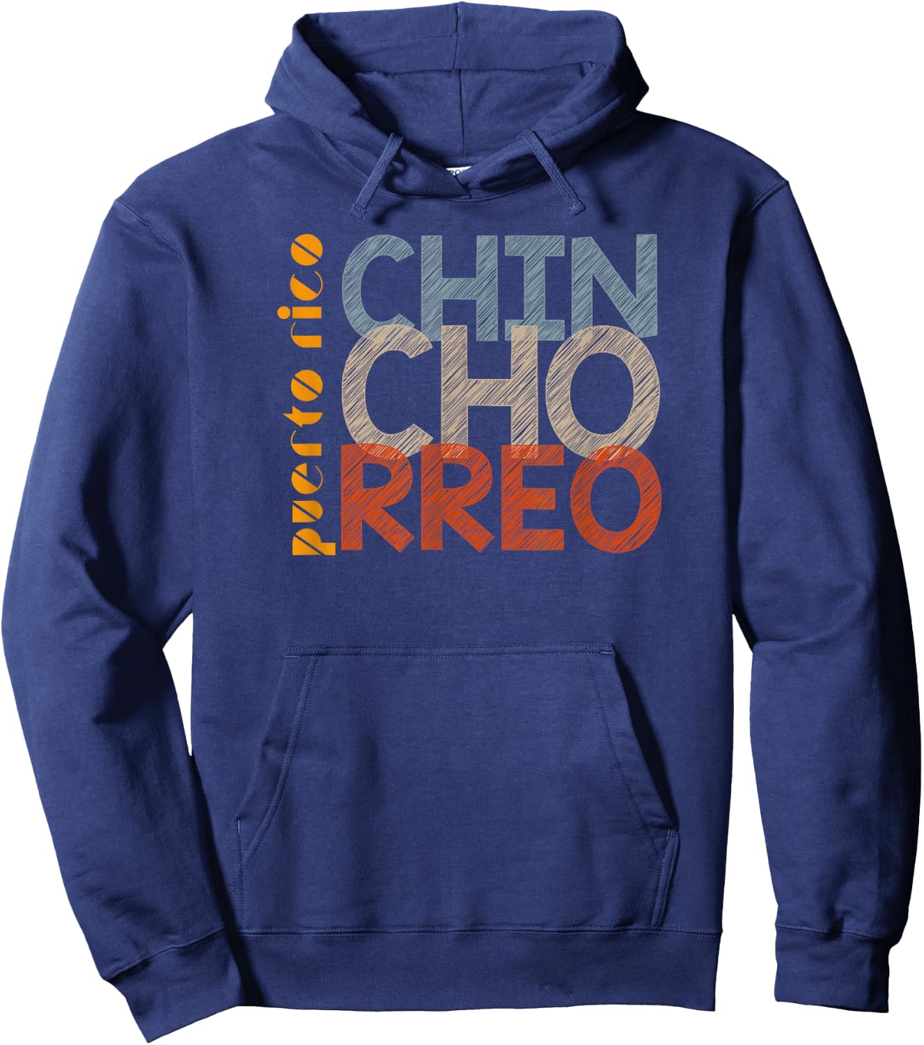 Road Trip Lover Chinchorreo Puerto Rico Hoodie - Hoodie | Navy