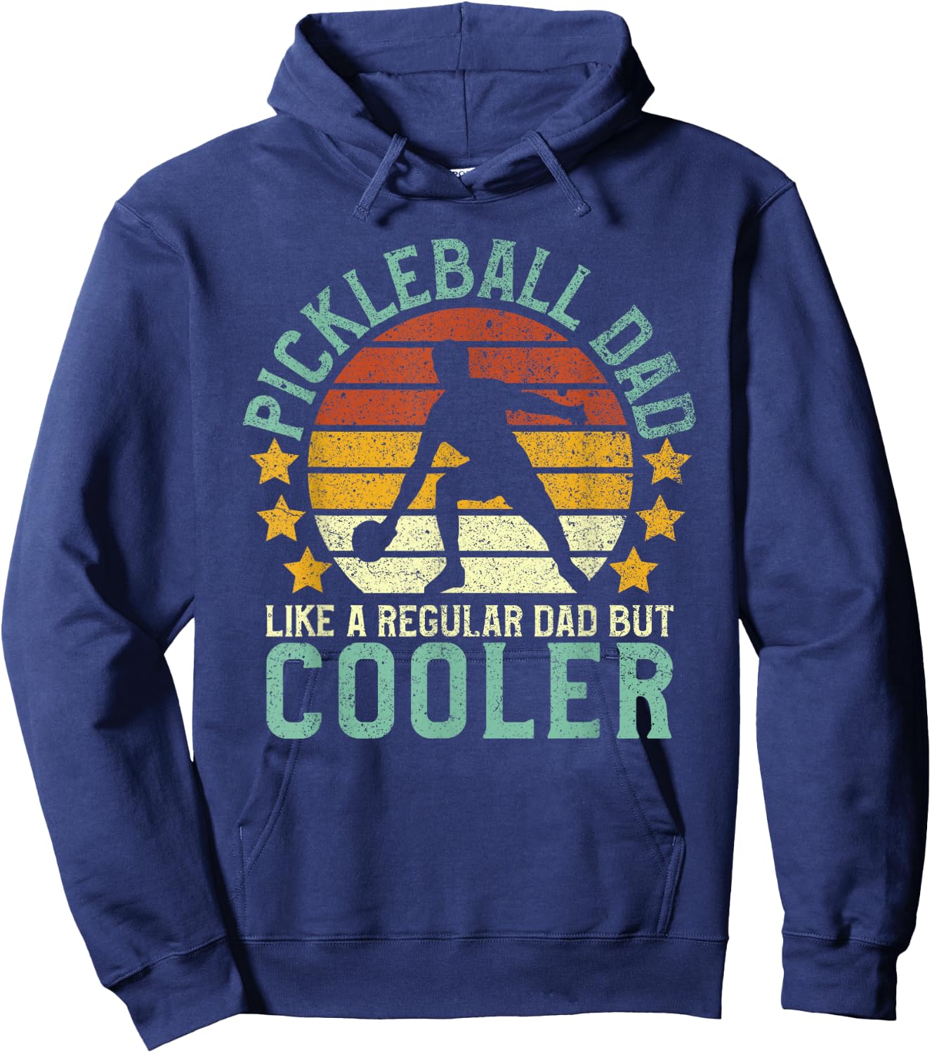 Pickleball Dad | Pickleball Player Funny Father's Day Gift Hoodie - Hoodie | Navy