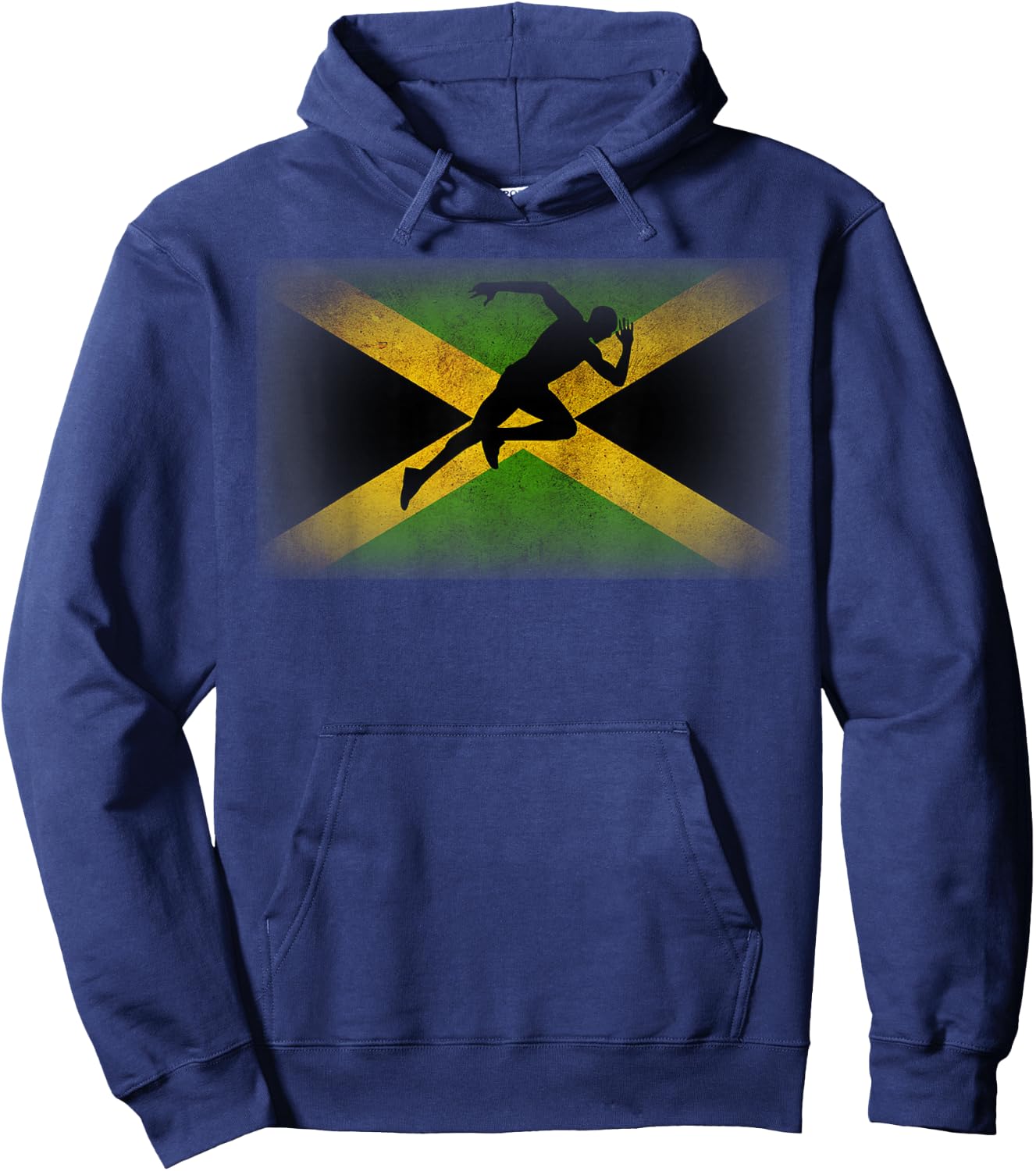Jamaica Penn Relay running Hoodie - Hoodie | Navy