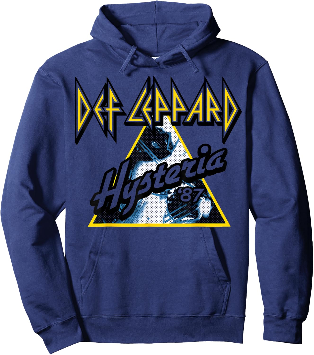 Kids Def Leppard - Hysterical 6 Cranberry Hoodie - Hoodie | Navy
