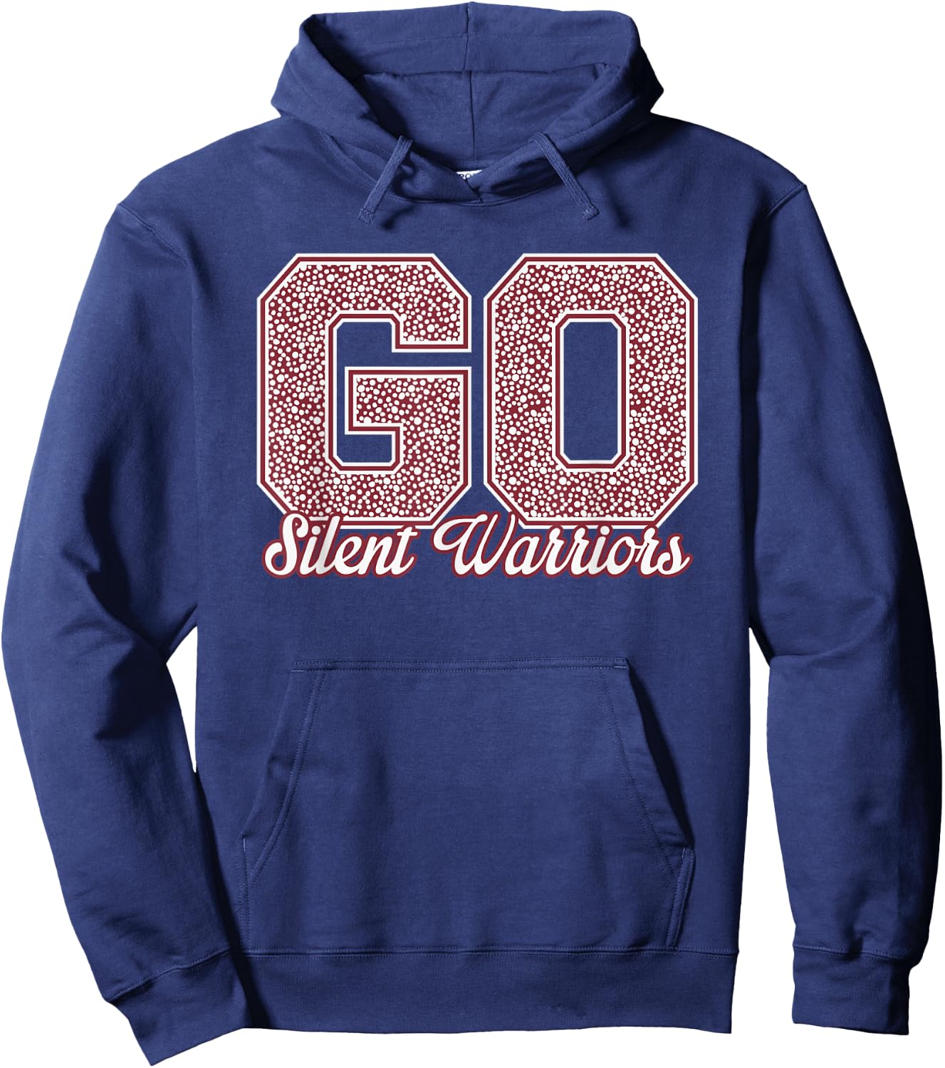 Alabama For The Deaf Silent Warriors GO! School Pride Hoodie - Hoodie | Navy