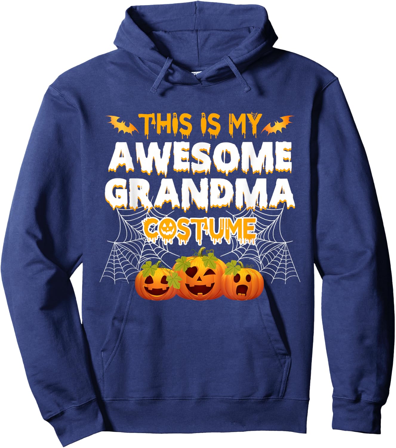 This is My Awesome Grandma Costume Hoodie - Hoodie | Navy
