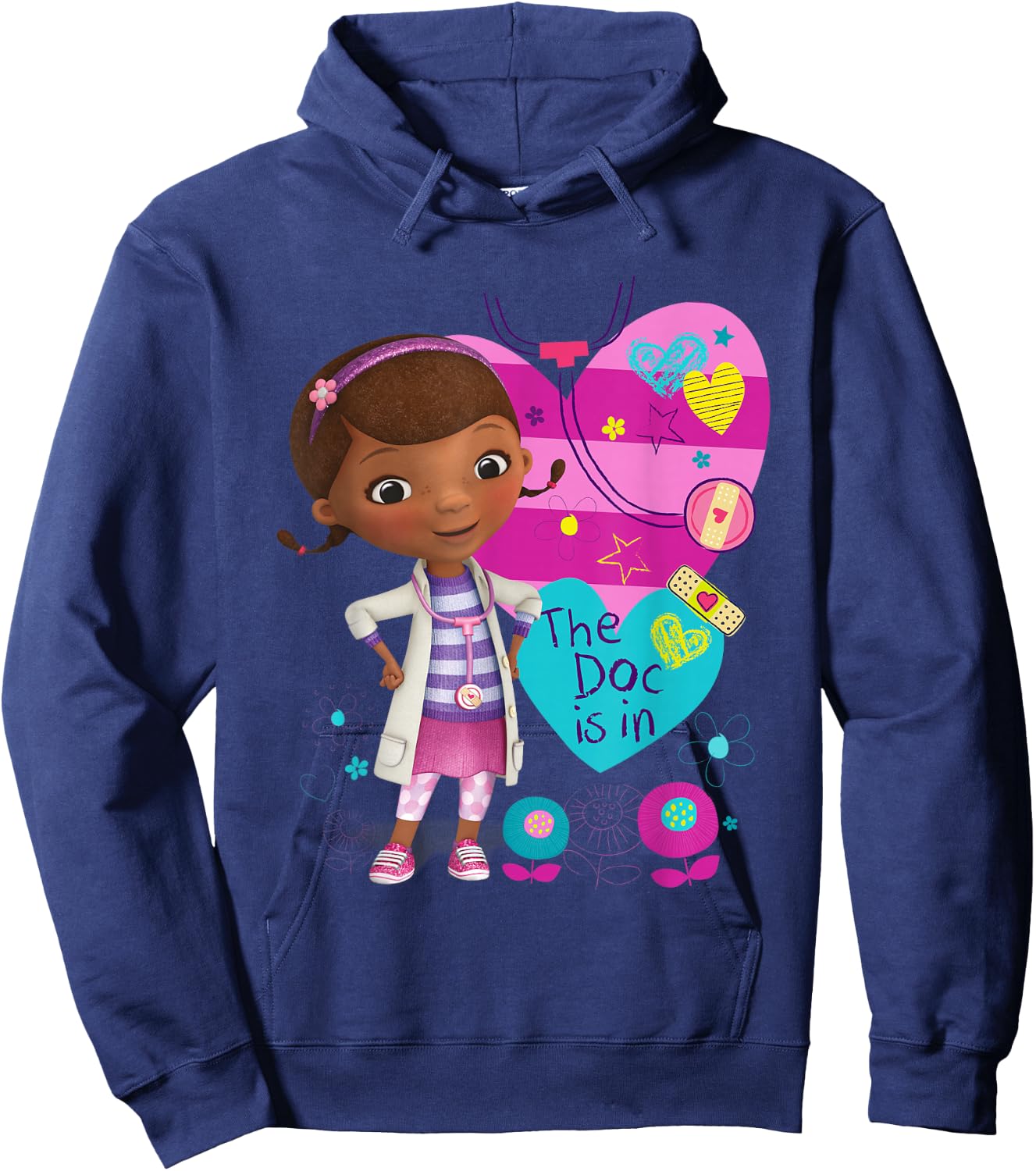 Disney - Doc McStuffins the doc is in Hoodie - Hoodie | Navy