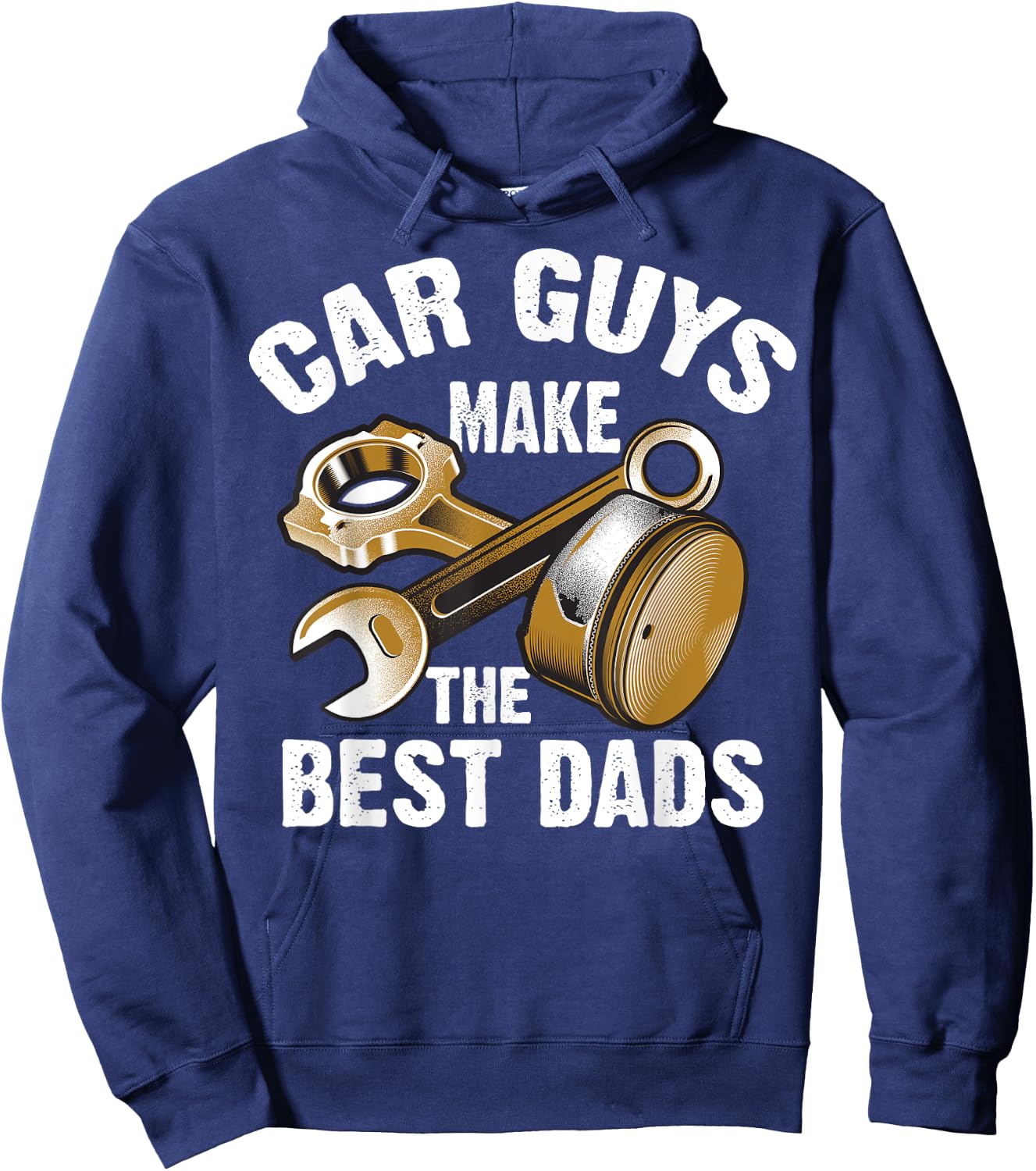 Cute Funny Car Guys Make The Best Dads Shirt Garage Gift Hoodie - Hoodie | Navy