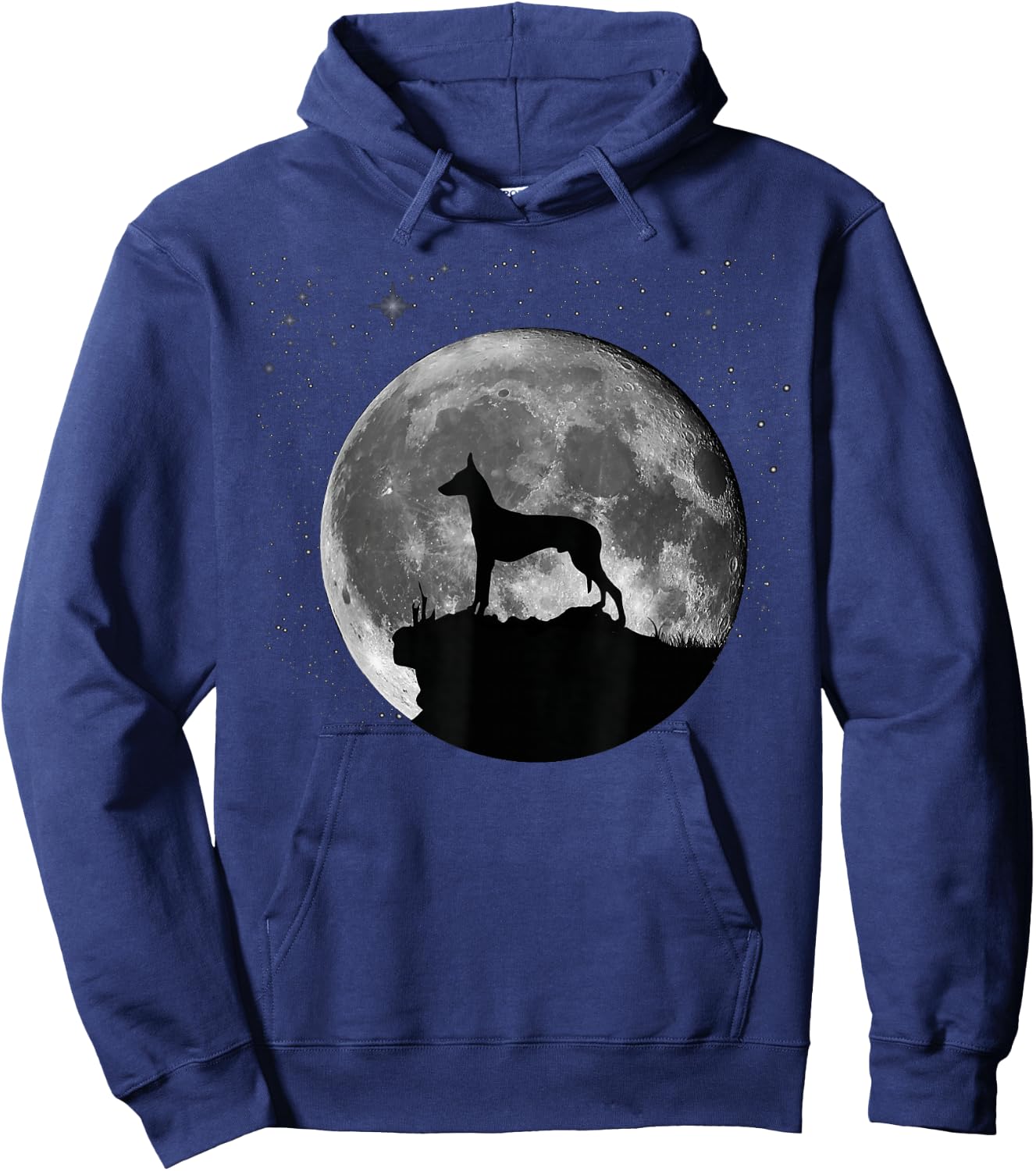 Pharaoh Hound Dog Moon Hoodie - Hoodie | Navy