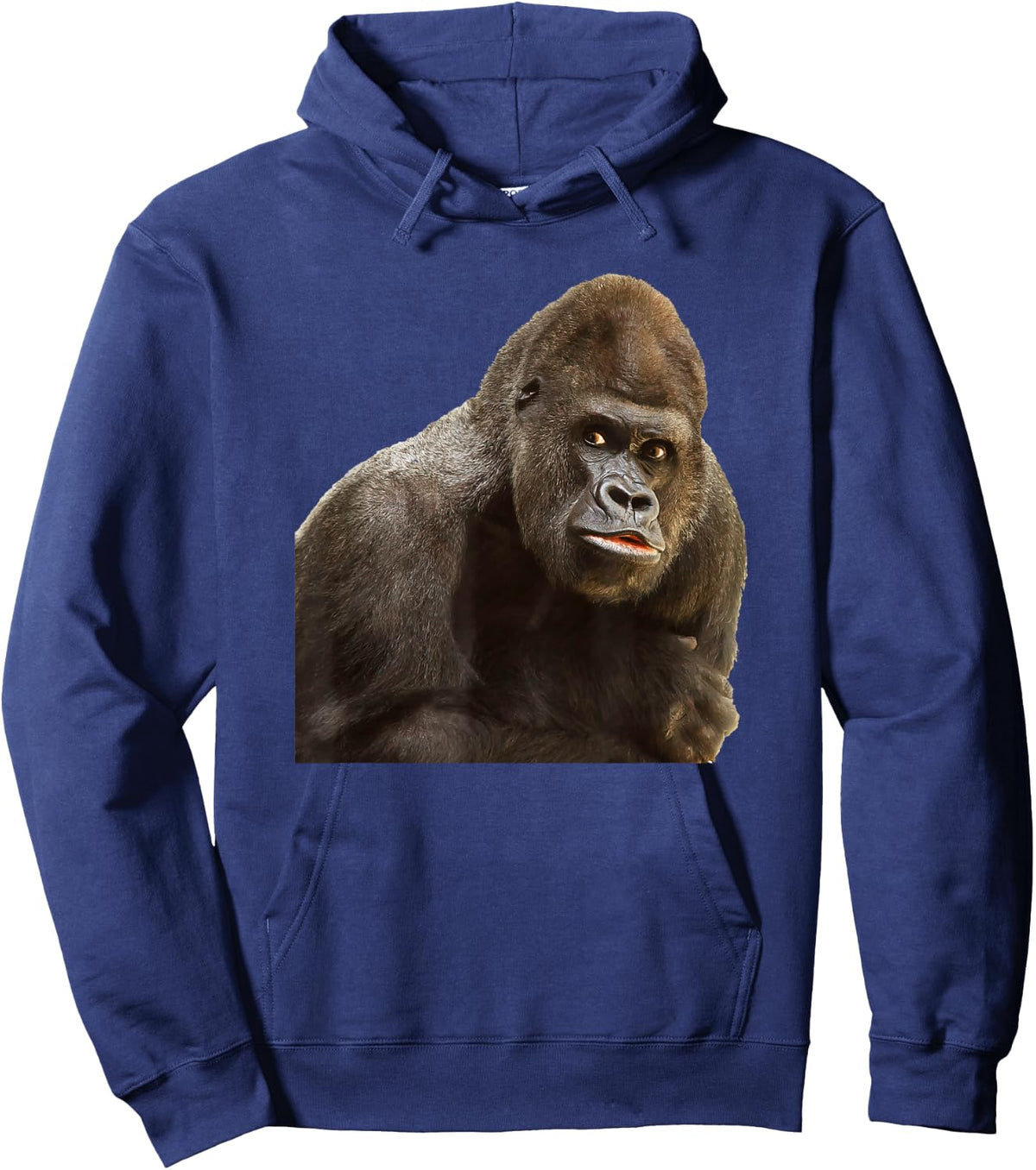 GORILLA APE T SHIRT Wildlife Zoo Animals Prints Preservation Hoodie - Hoodie | Navy