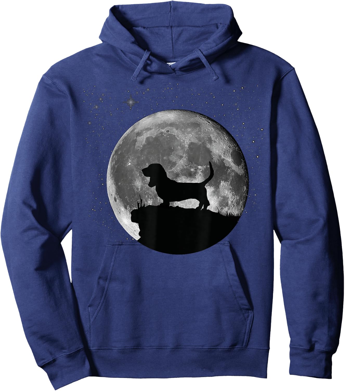 Basset Hound Dog Women Kids Hoodie - Hoodie | Navy