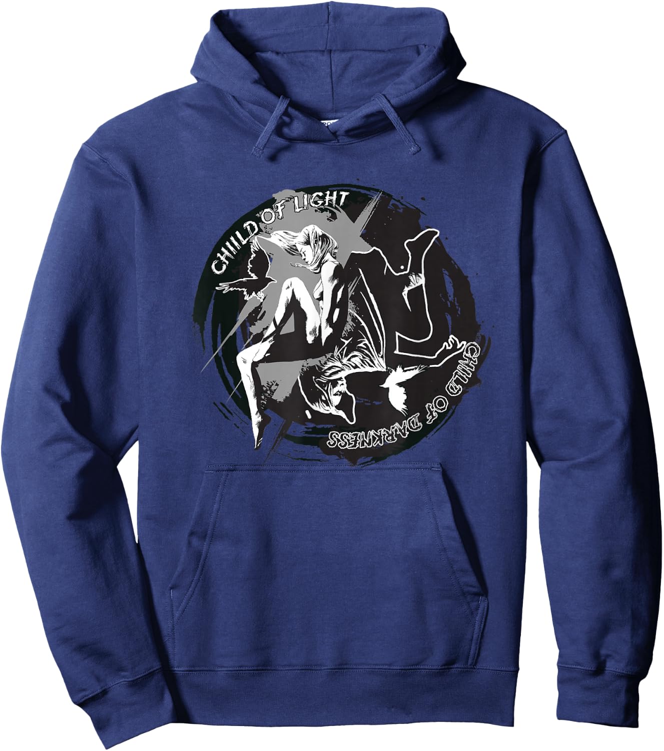 Marvel Cloak and Dagger Split Circle Hoodie - Hoodie | Navy