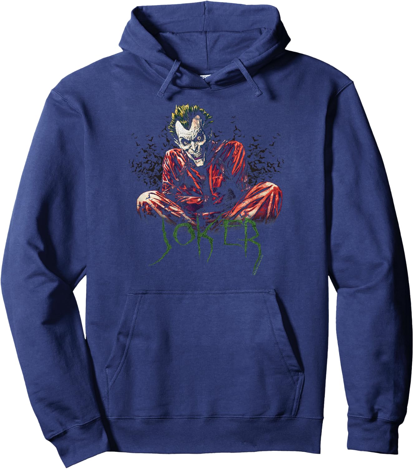 Batman the Joker Straight Jacket Hoodie - Hoodie | Navy