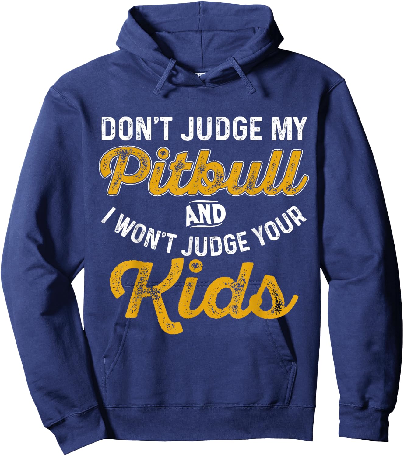 Shirt for Pitbull Parents and Dog Moms and Dads Women Girls Kids Hoodie - Hoodie | Navy