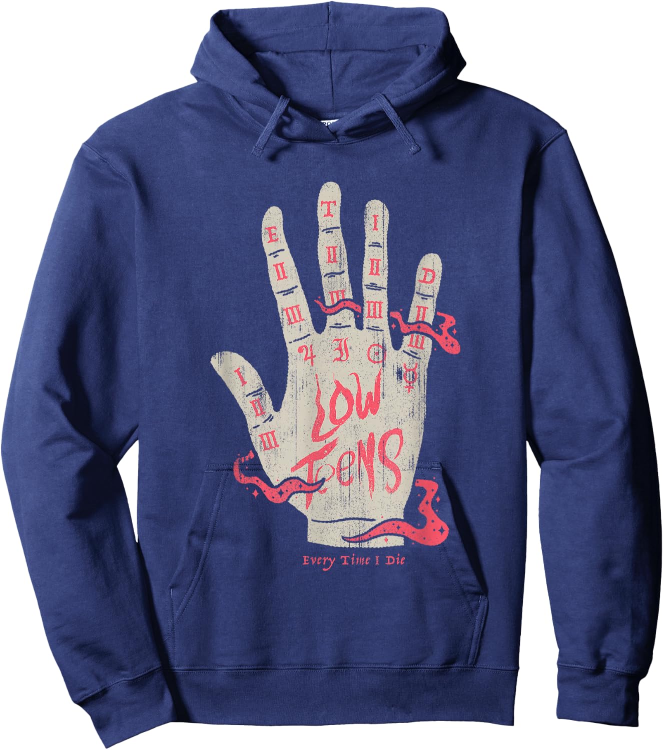 Every Time I Die - Palmreader - Official Merchandise Hoodie - Hoodie | Navy