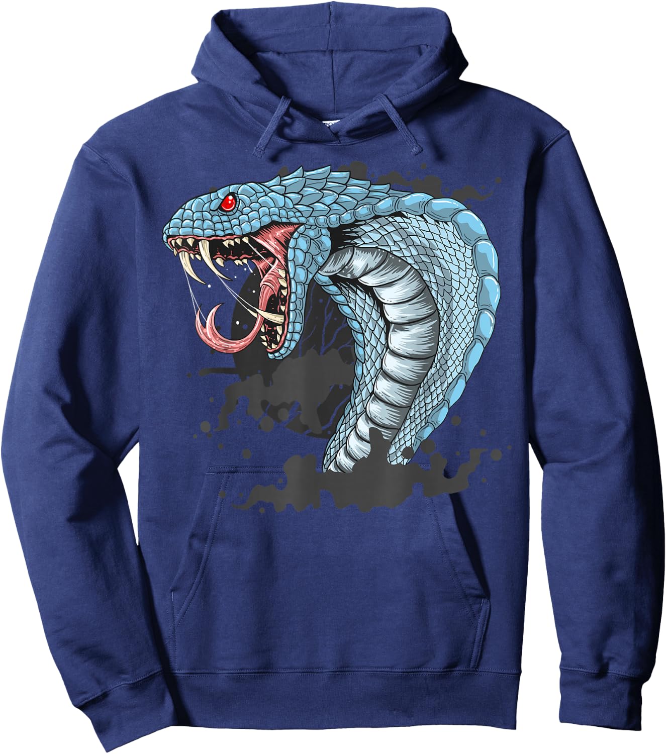 King Cobra t shirt; Snake t shirt; Cobra t shirt; Hoodie - Hoodie | Navy