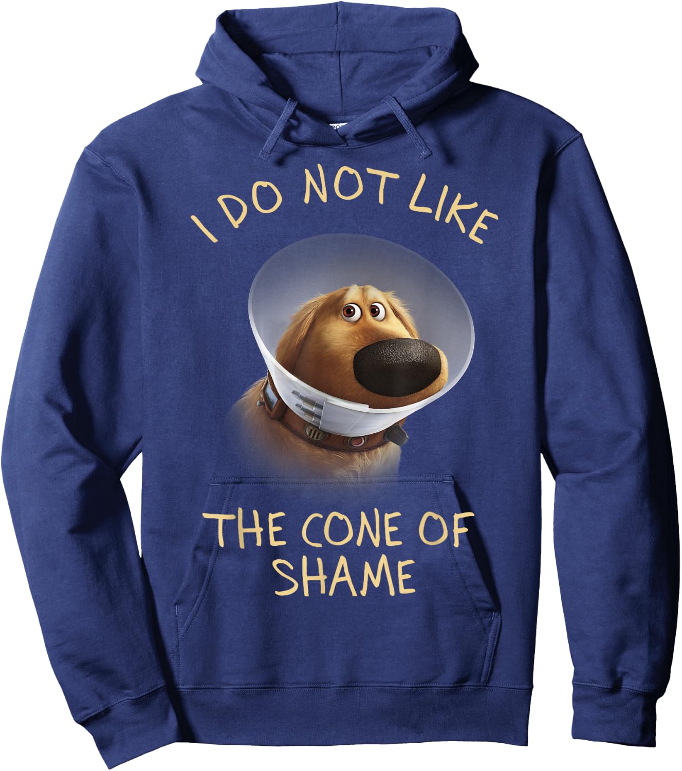 Disney Pixar Up Dug Cone Of Shame Hoodie - Hoodie | Navy
