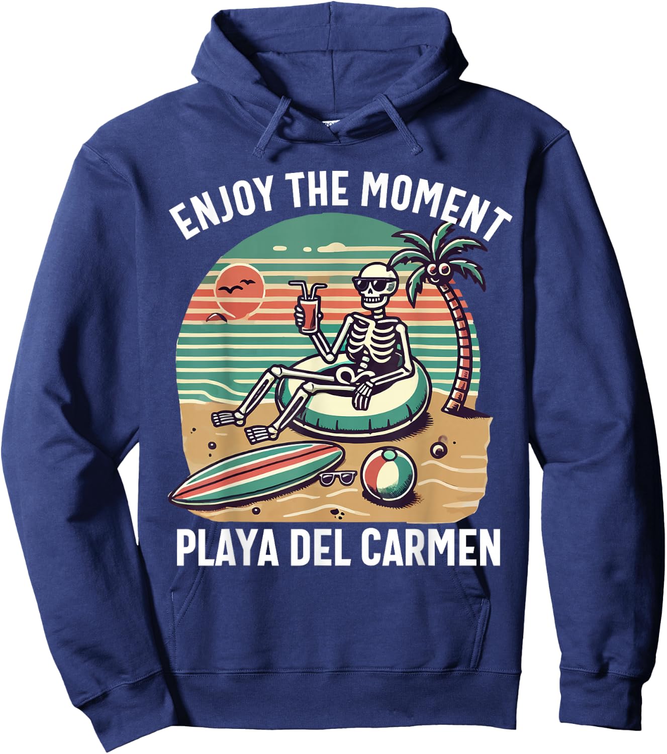 Playa Del Carmen Mexico Souvenir Mexican Vacation Men Women Hoodie - Hoodie | Navy