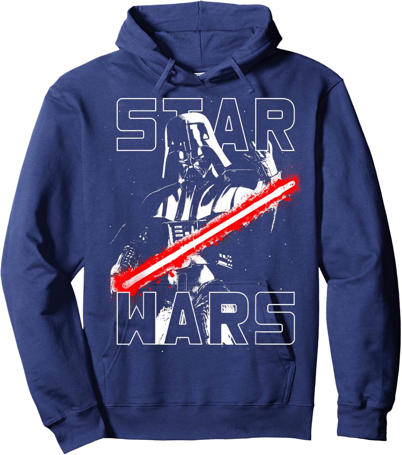 Star Wars Darth Vader Lightsaber Taunting Graphic Hoodie - Hoodie | Navy