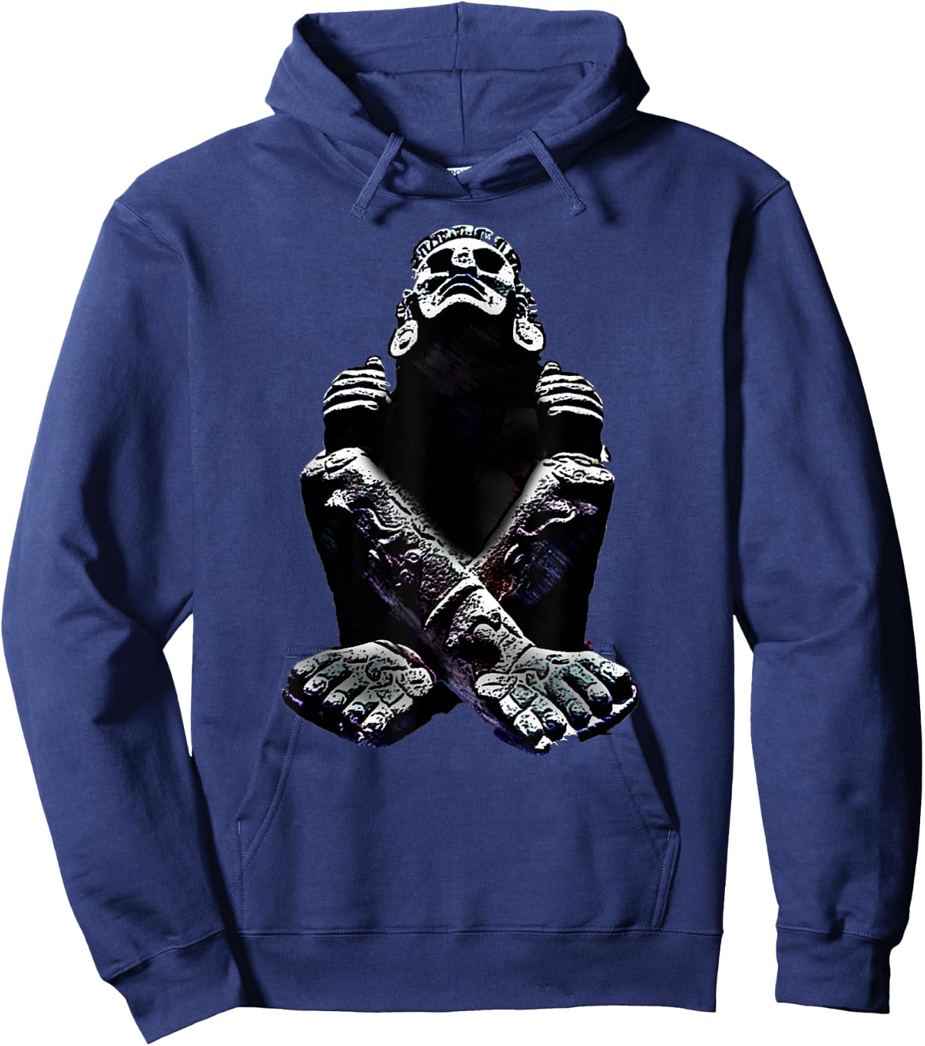 Xochipilli Aztec God Hoodie - Hoodie | Navy