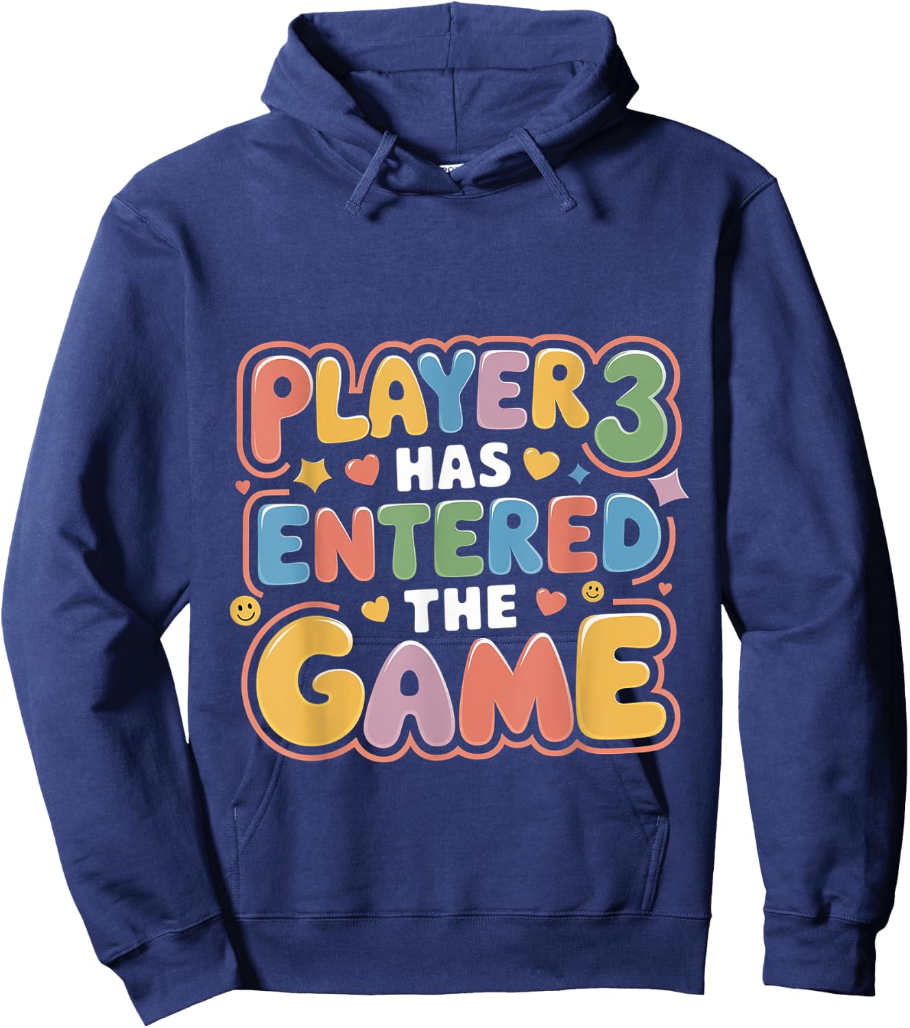 Player 3 Has Entered The Game Birth Kid Toddler Hoodie - Hoodie | Navy