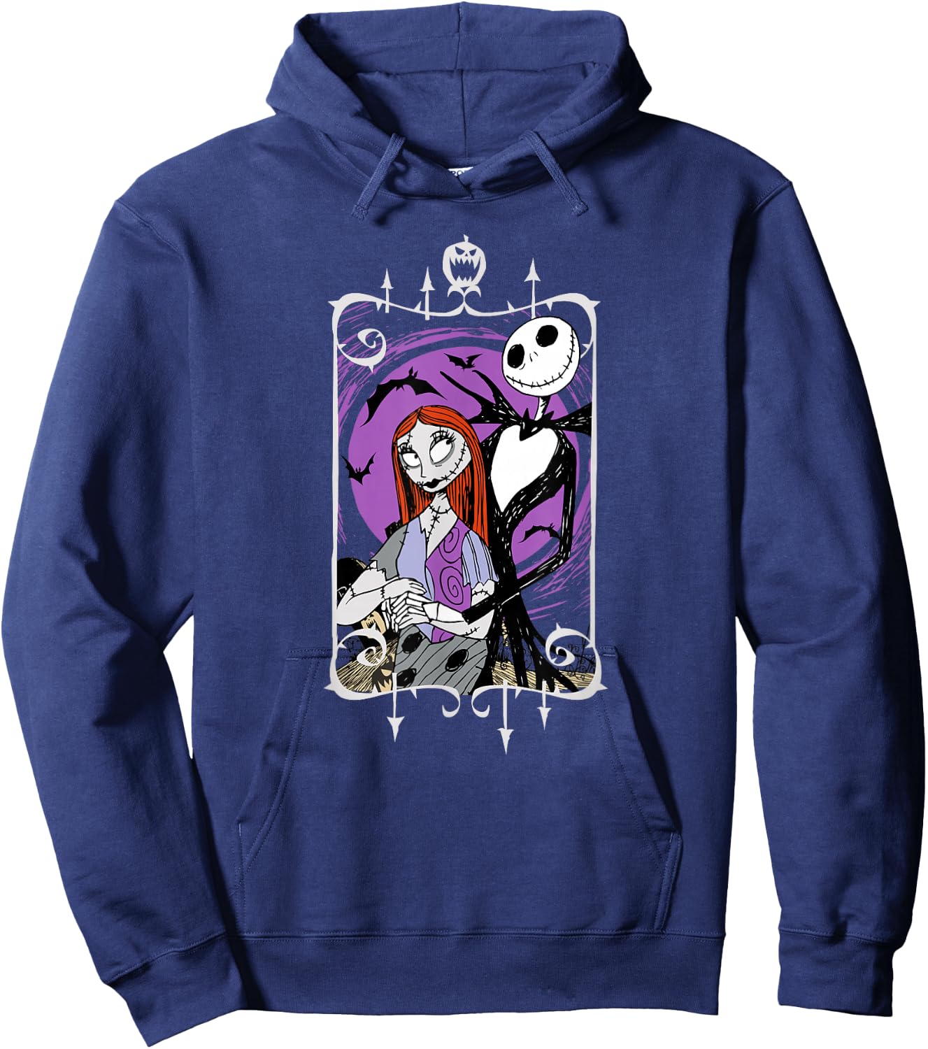 Disney - Nightmare Before Christmas Jack and Sally Hoodie - Hoodie | Navy