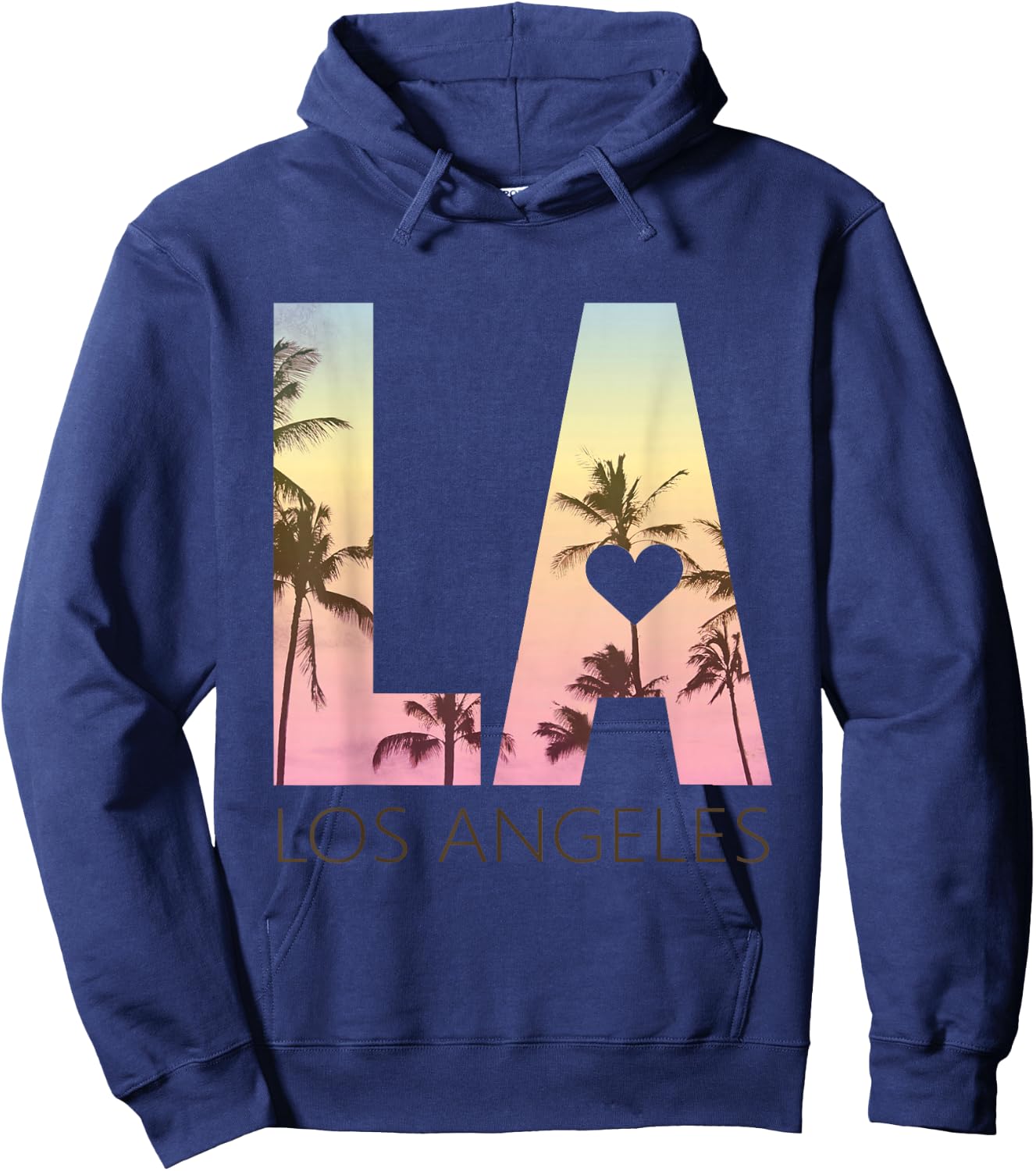 Los Angeles Sunset LA Shirt Hoodie - Hoodie | Navy
