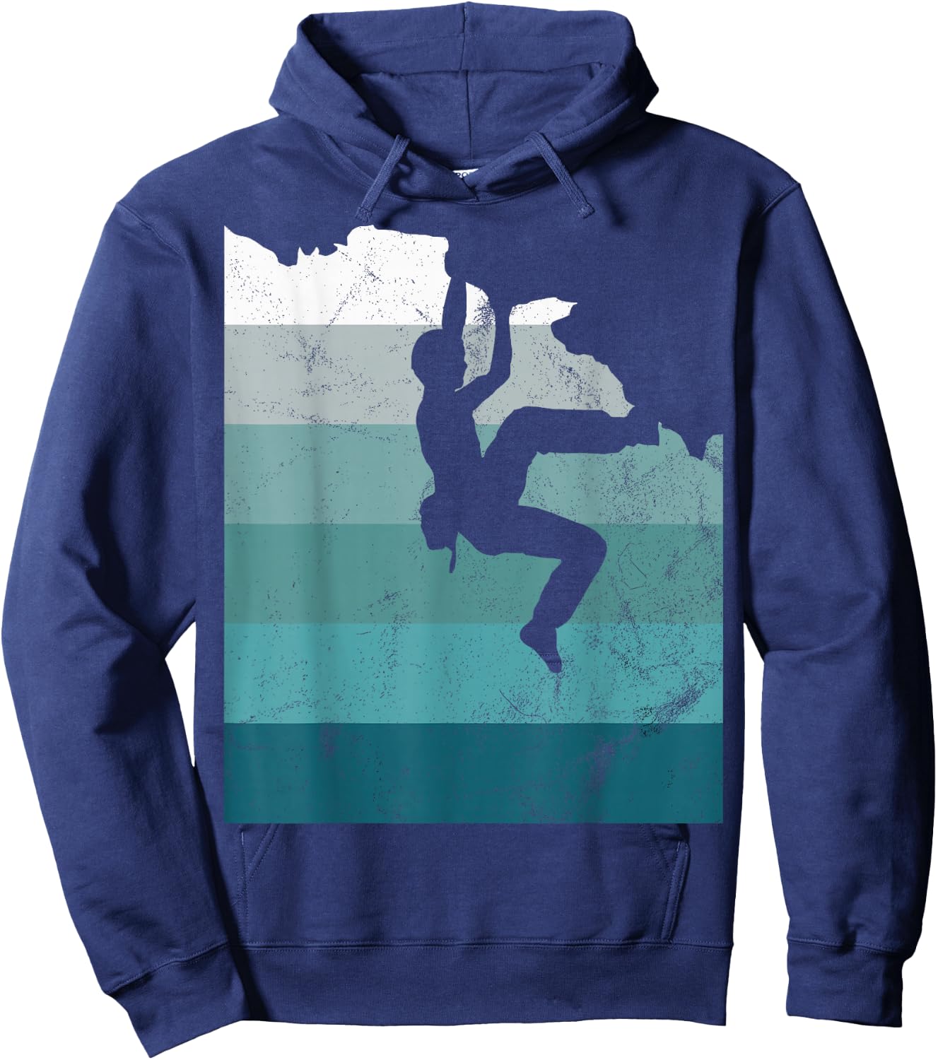 Climber Climbing Bouldering Free Speed Solo Vintage Gift Hoodie - Hoodie | Navy