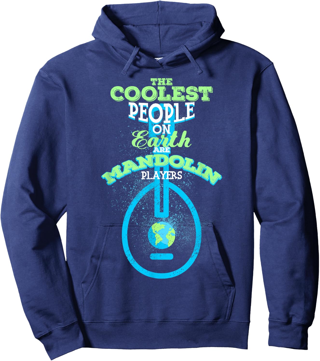 The Coolest People Mandolin Players Musician Gift Hoodie - Hoodie | Navy