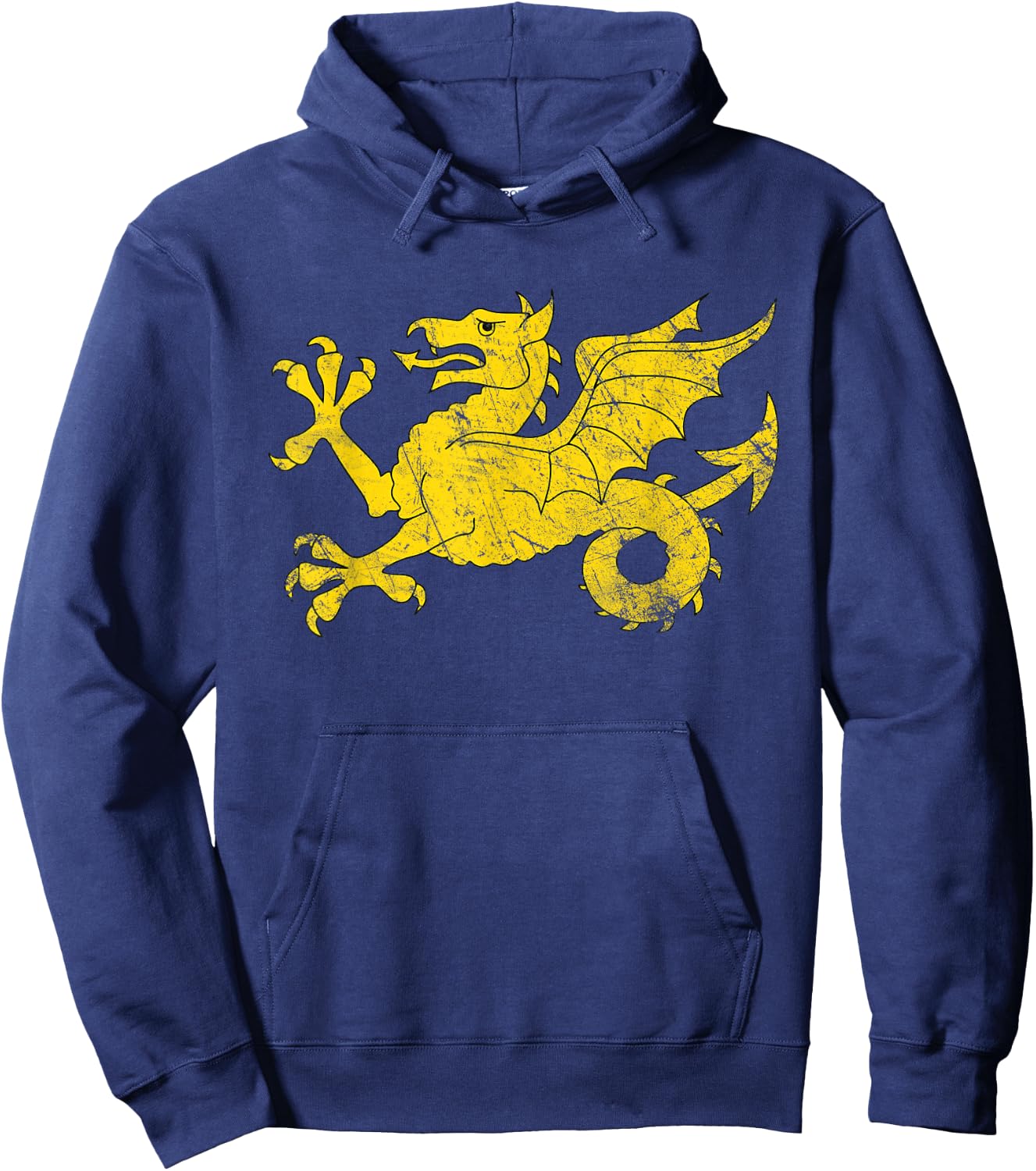 England Medieval Britain Ancient Dragon Wessex Wyvern Anglo Hoodie - Hoodie | Navy