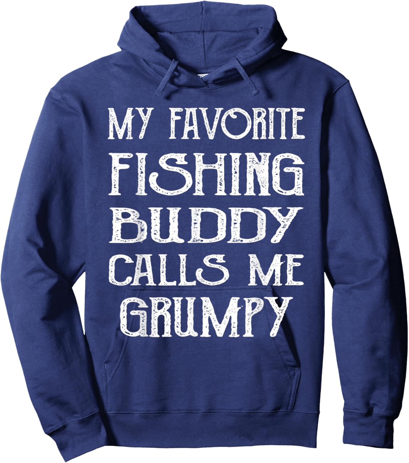 Grumpy Vintage Xmas Hoodie - Hoodie | Navy