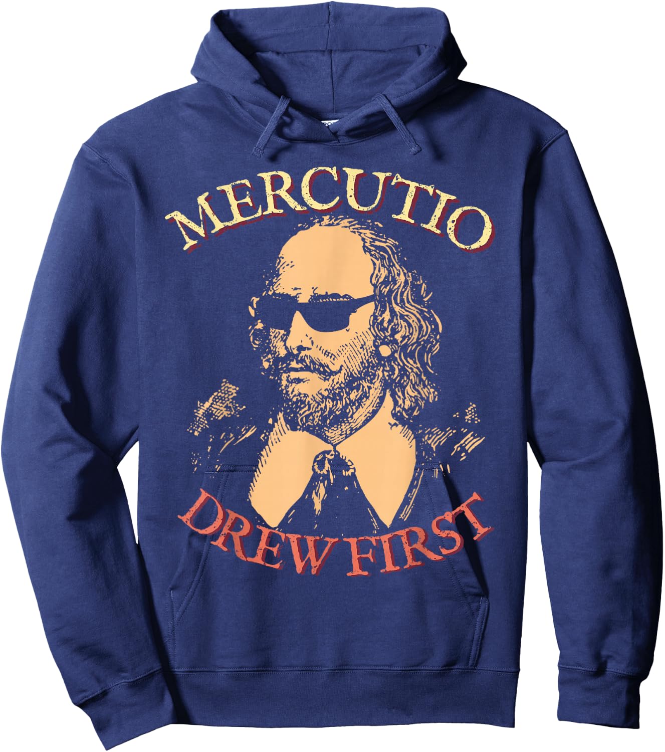 Mercutio Drew First William Shakespeare Romeo & Juliet Hoodie - Hoodie | Navy