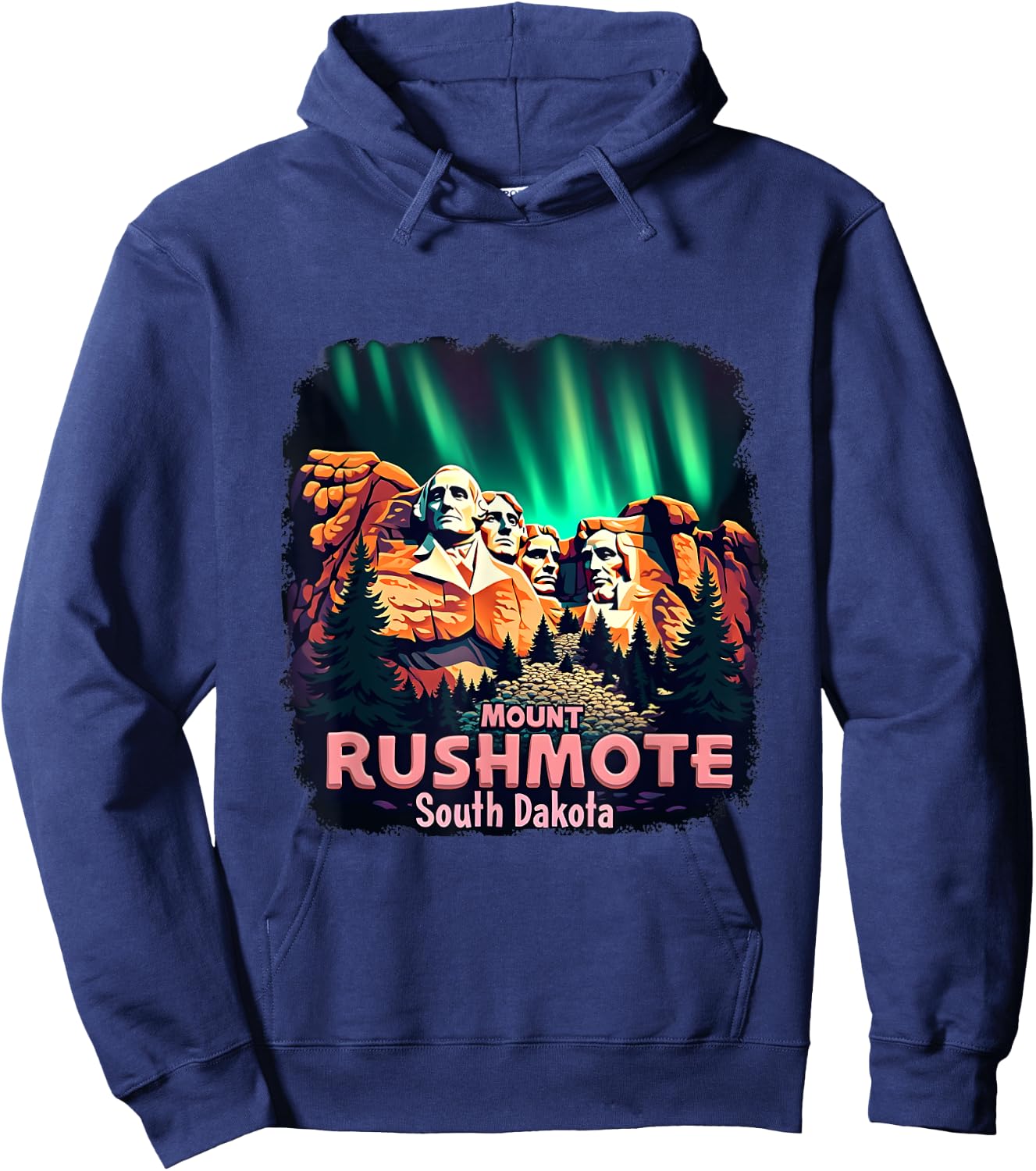 Mount Rushmore South Dakota Hoodie - Hoodie | Navy