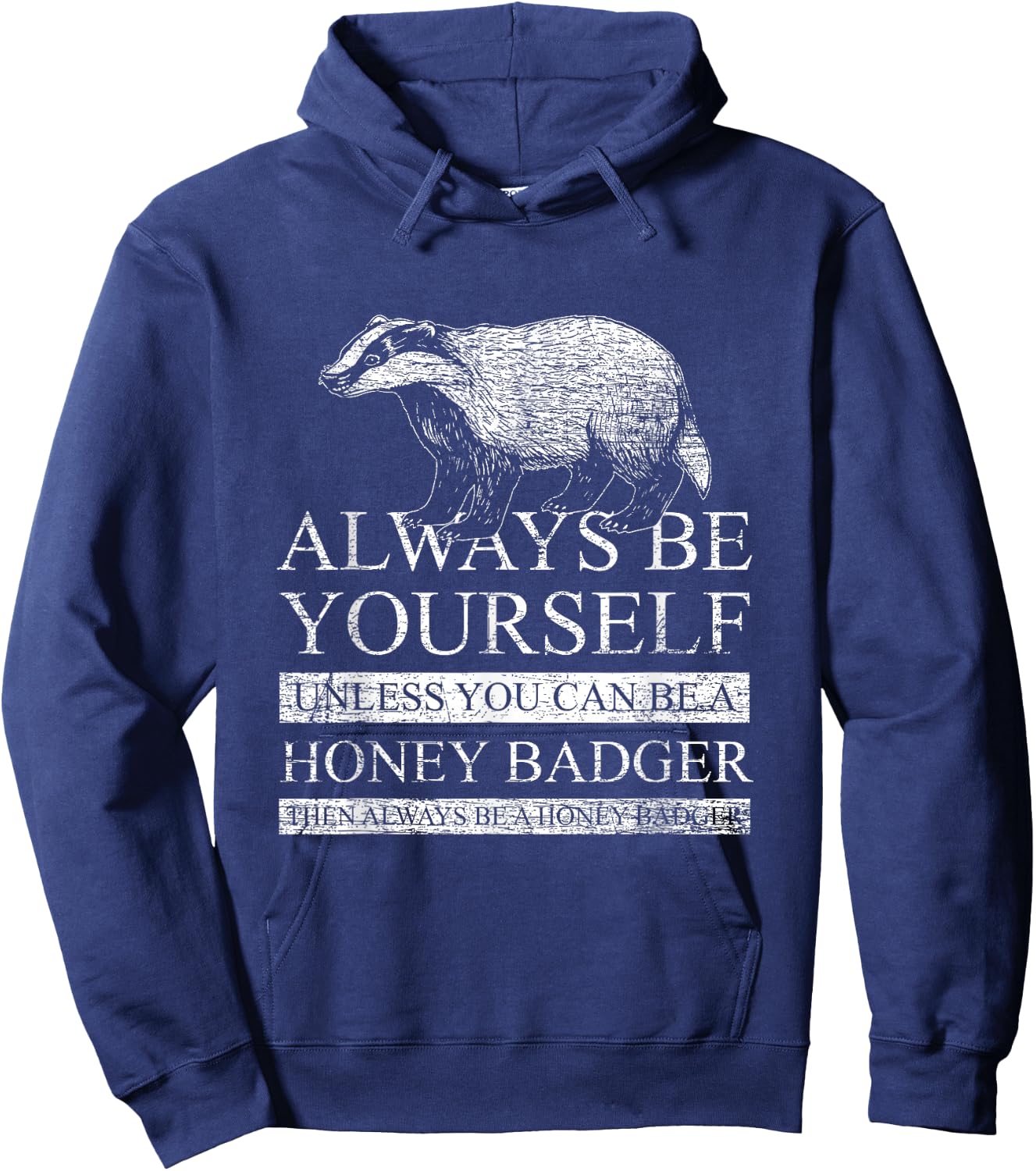Honey Badger Hoodie - Hoodie | Navy