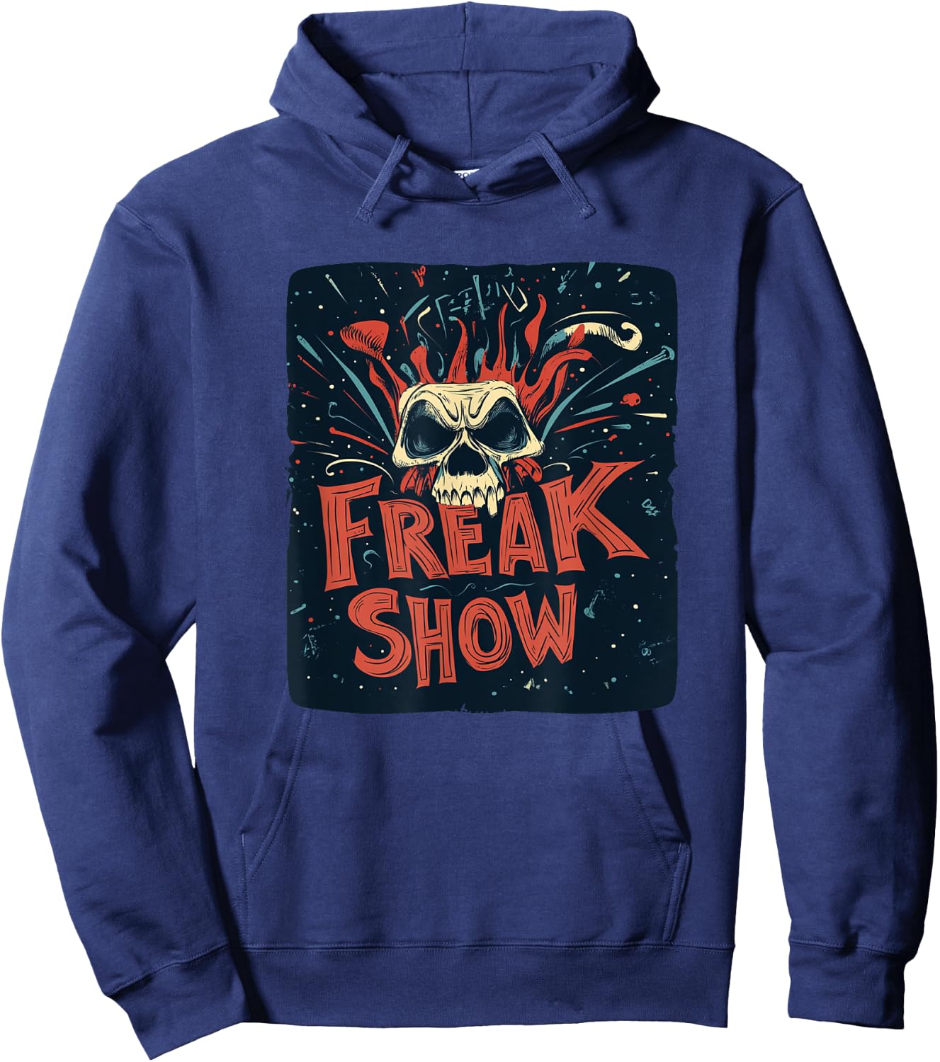 Embrace the Extraordinary in the Freak Show Costume Hoodie - Hoodie | Navy
