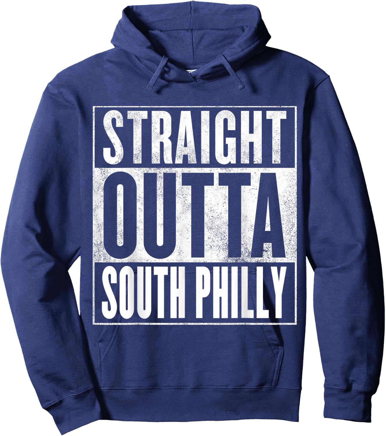 South Philly Pride - STRAIGHT OUTTA SOUTH PHILLY Hoodie - Hoodie | Navy