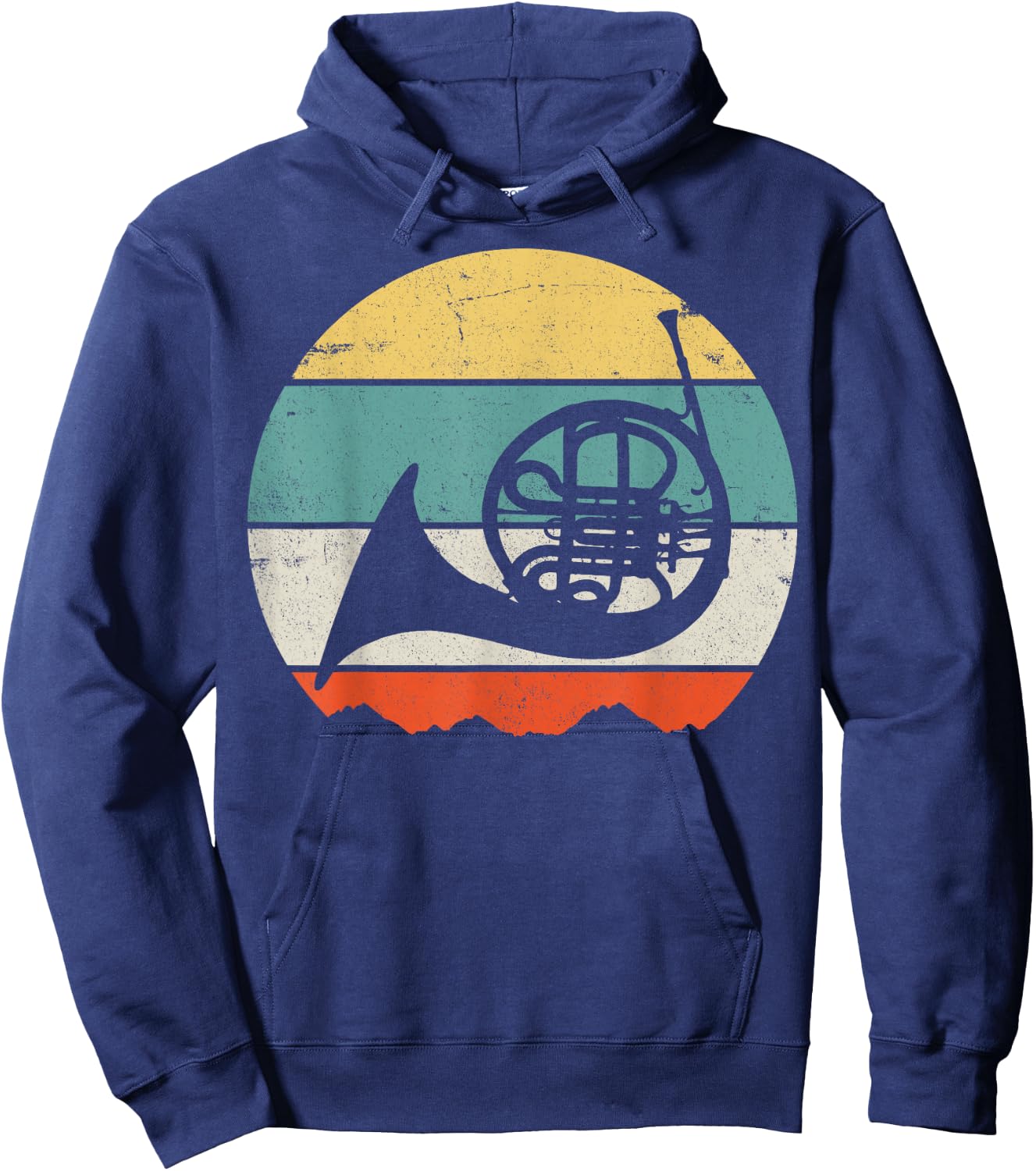 French Horn Hoodie - Hoodie | Navy