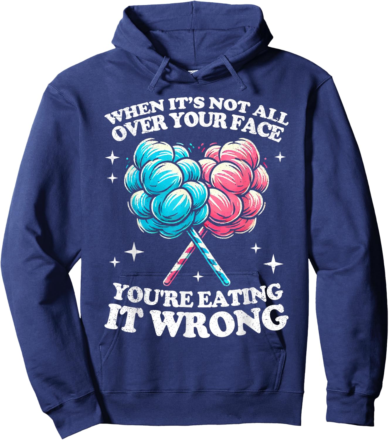 Cotton candy Hoodie - Hoodie | Navy