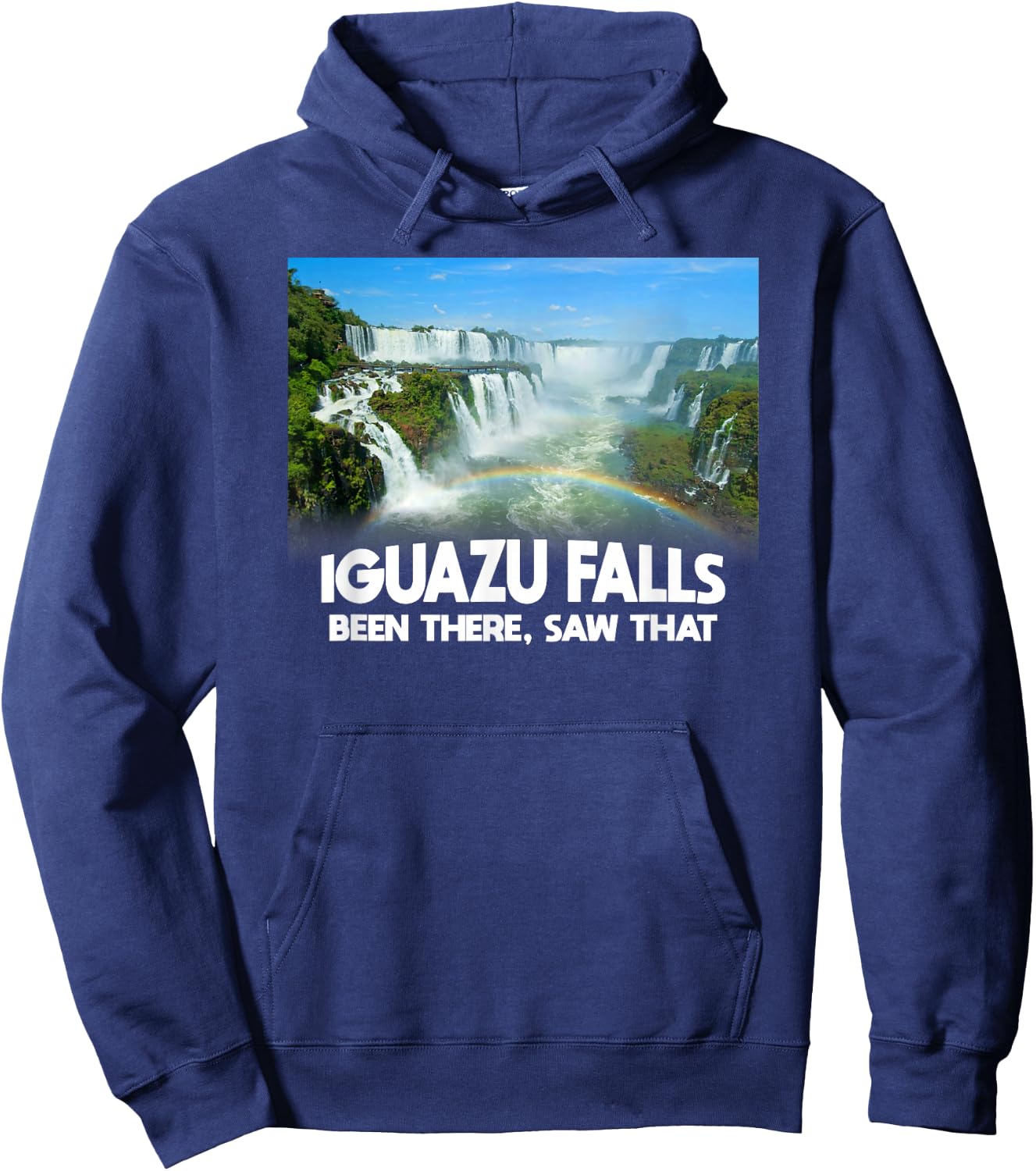 Iguazu Falls - Brazil Travel Hoodie - Hoodie | Navy