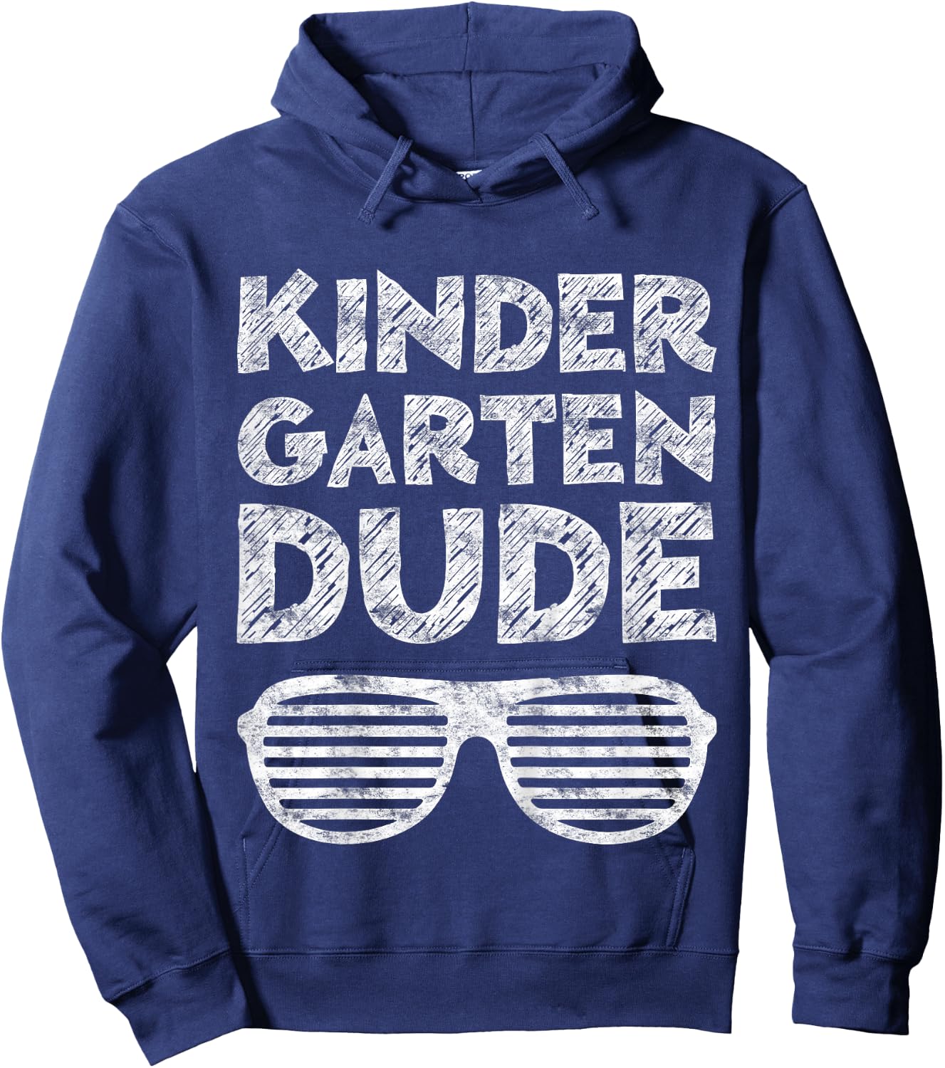 Kindergarten Dude Shirt Boy Girl Back To School Graduation Hoodie - Hoodie | Navy