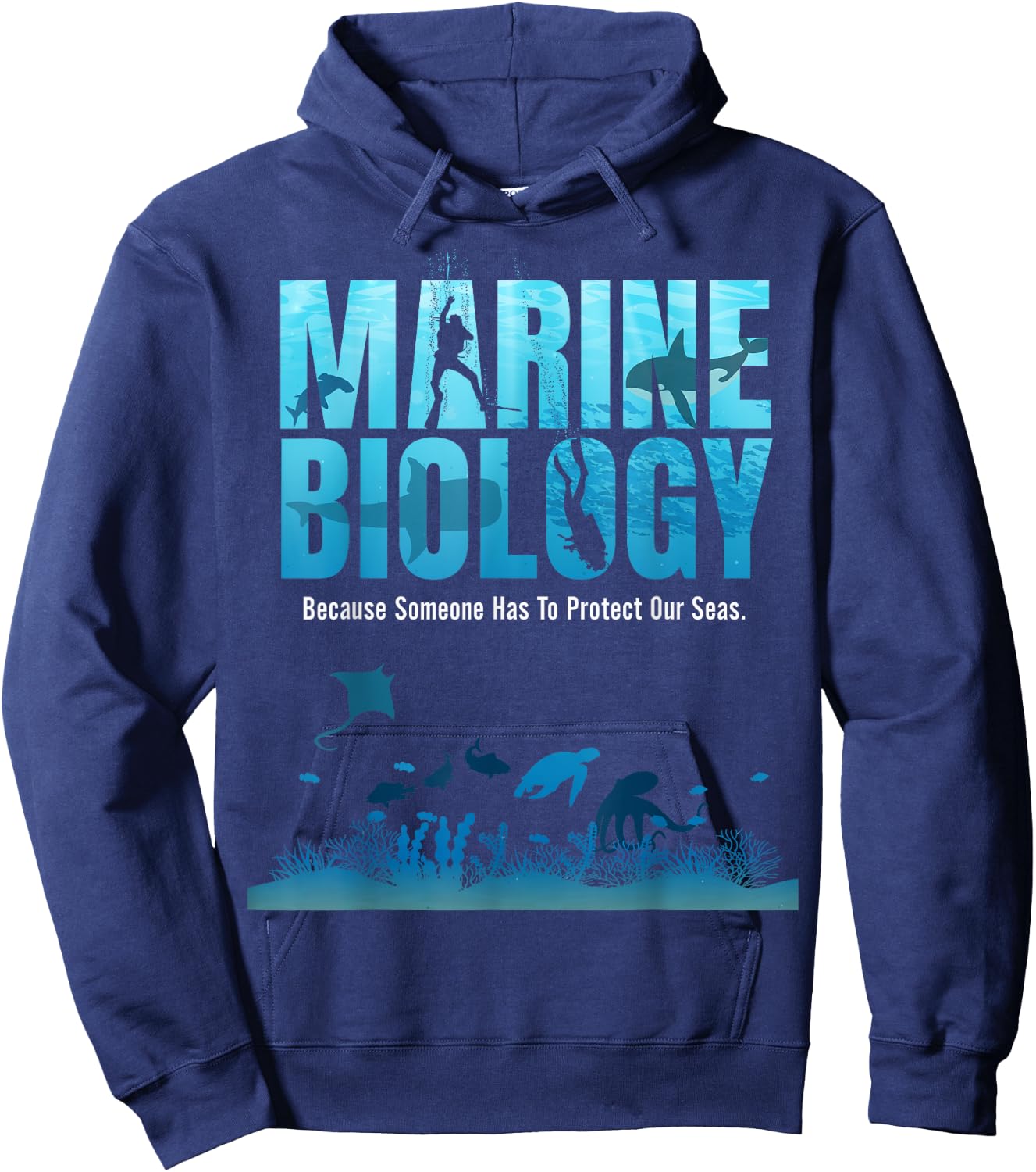 Marine Biology Shirt For Marine Biologists Ecologists Gift Hoodie - Hoodie | Navy