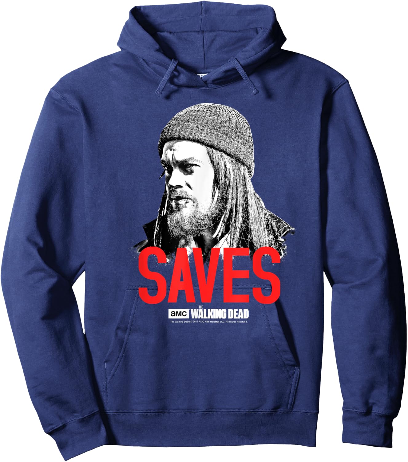 The Walking Dead Jesus Saves Hoodie - Hoodie | Navy