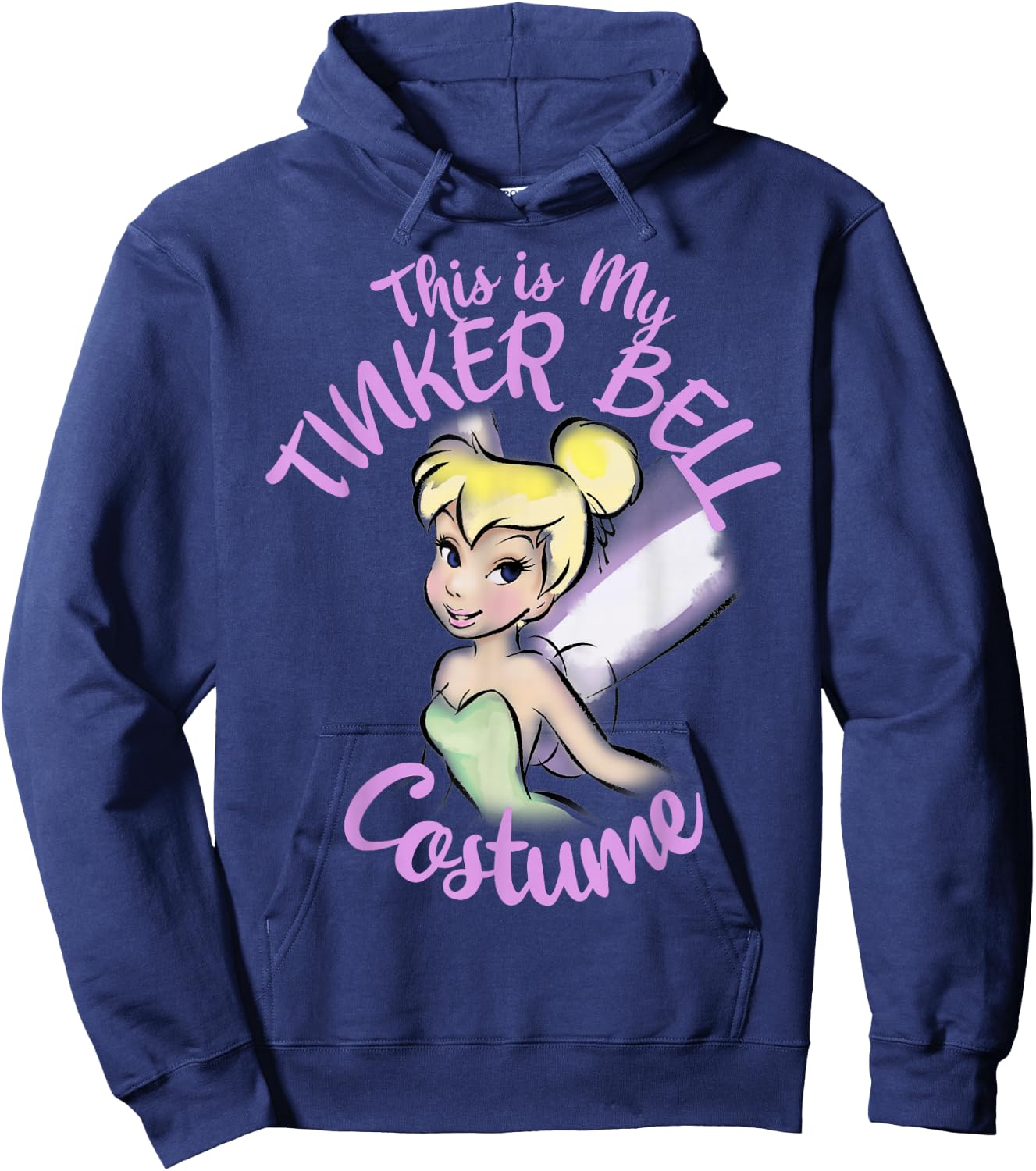 Disney Peter Pan This is My Tinker Bell Costume Halloween Hoodie - Hoodie | Navy