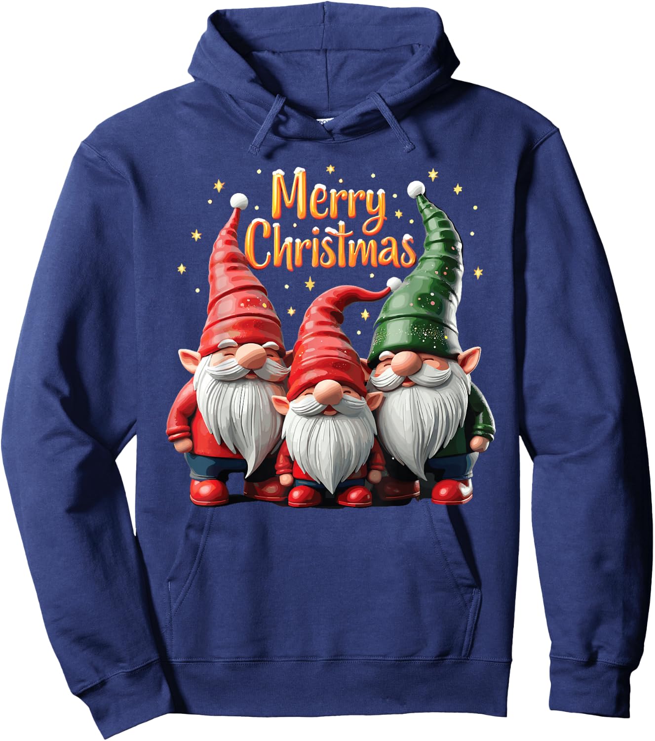 Merry Christmas Gnomes Cozy Winter Gatherings Hoodie - Hoodie | Navy