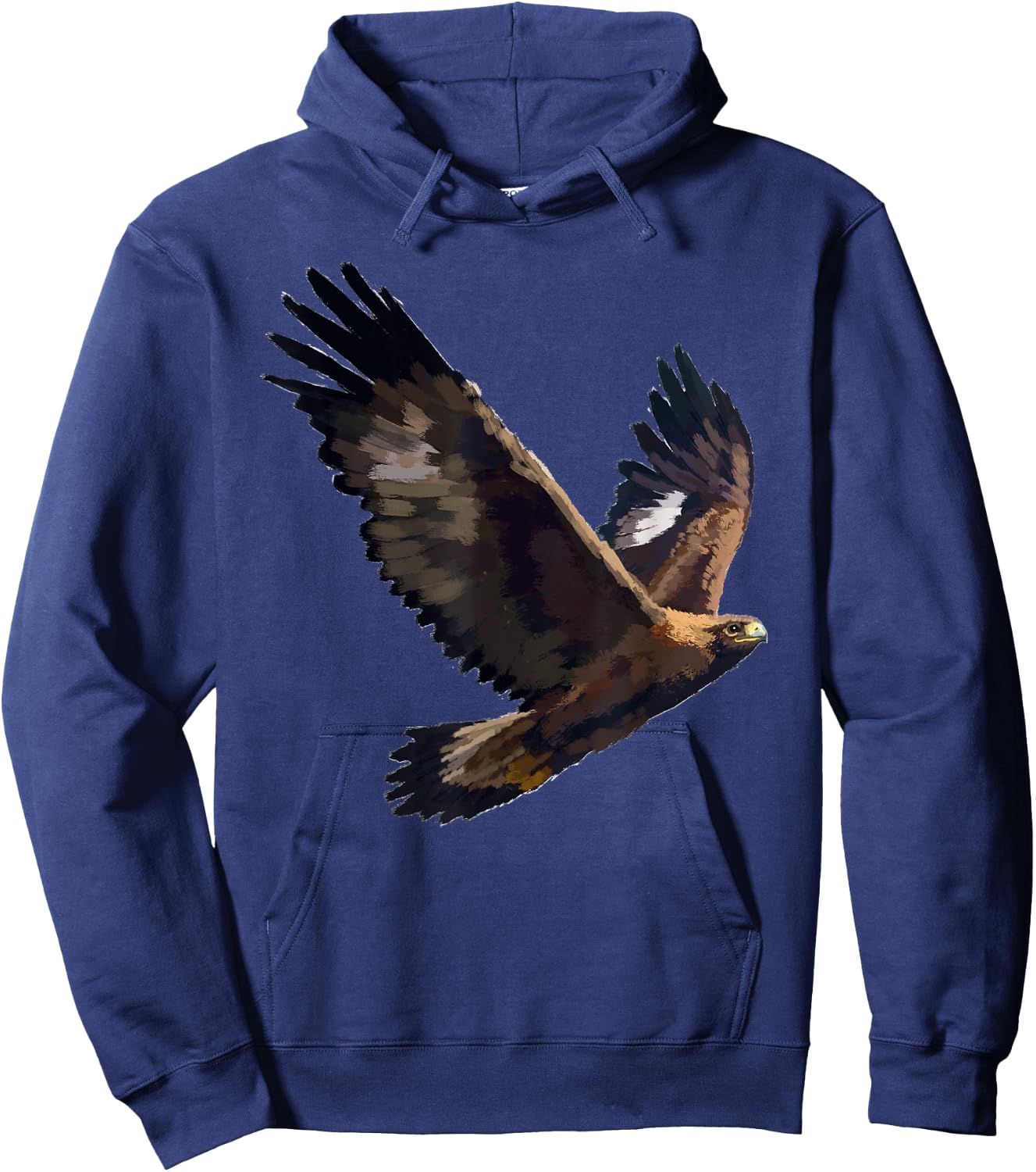 Golden Eagle Bird T Shirt Hoodie - Hoodie | Navy