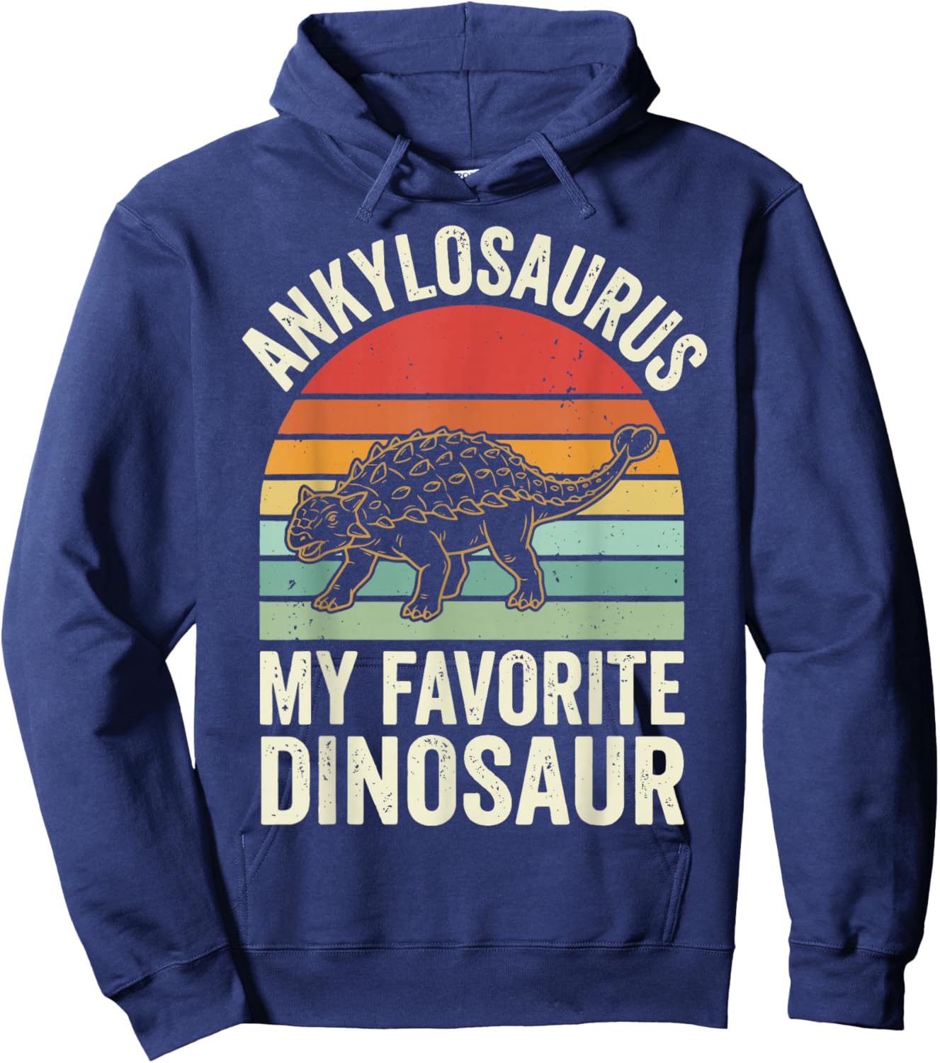 Ankylosaurus My Favorite Dinosaur Hoodie - Hoodie | Navy