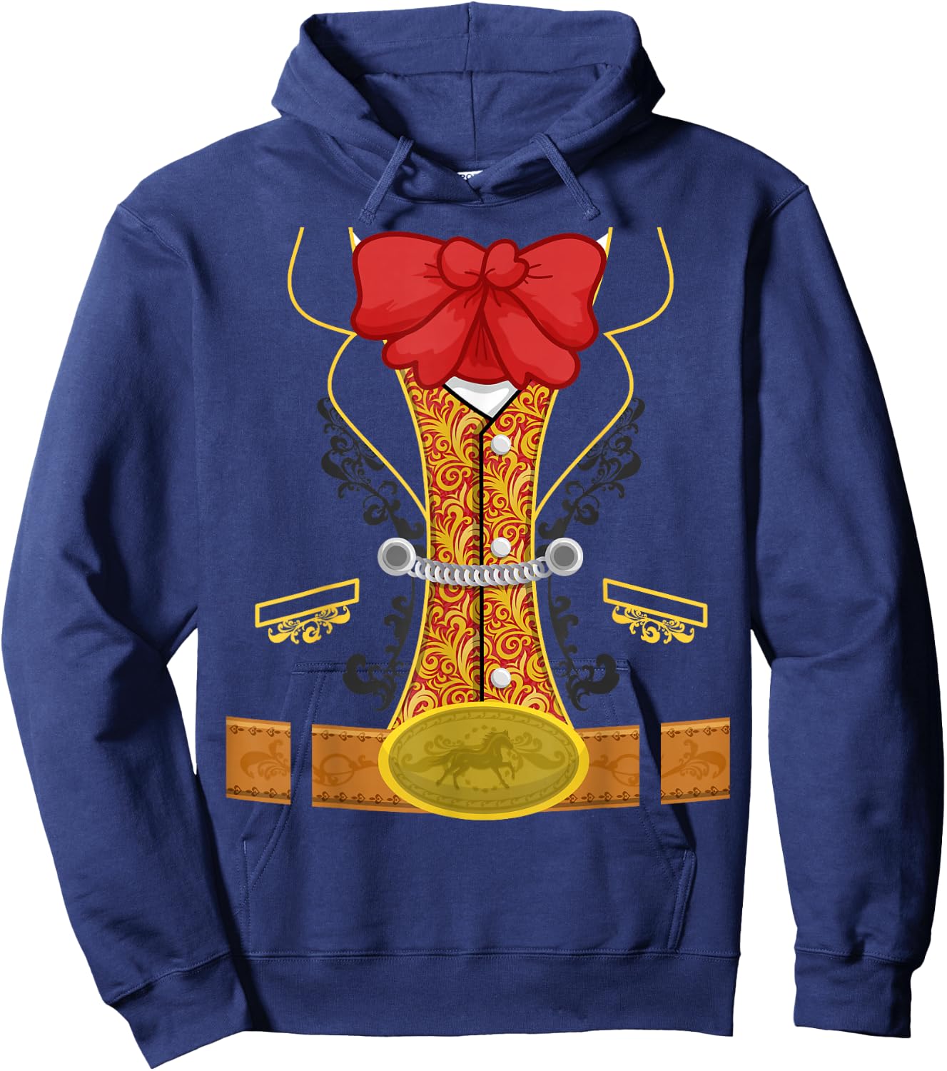 Bull Fighter Costume Men Women Children Matador Hoodie - Hoodie | Navy