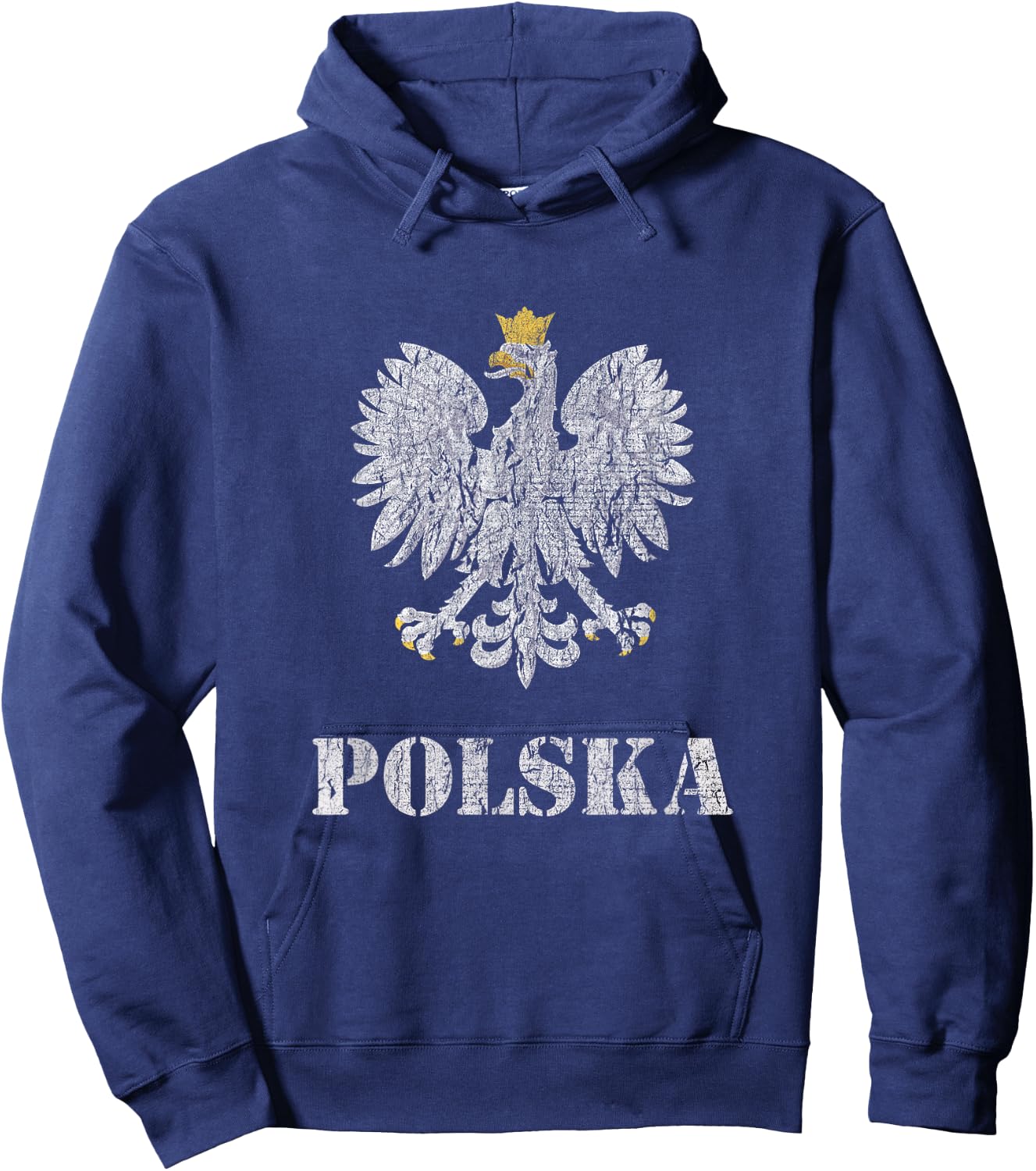 Poland Vintage Polish Eagle Shirt Hoodie - Hoodie | Navy