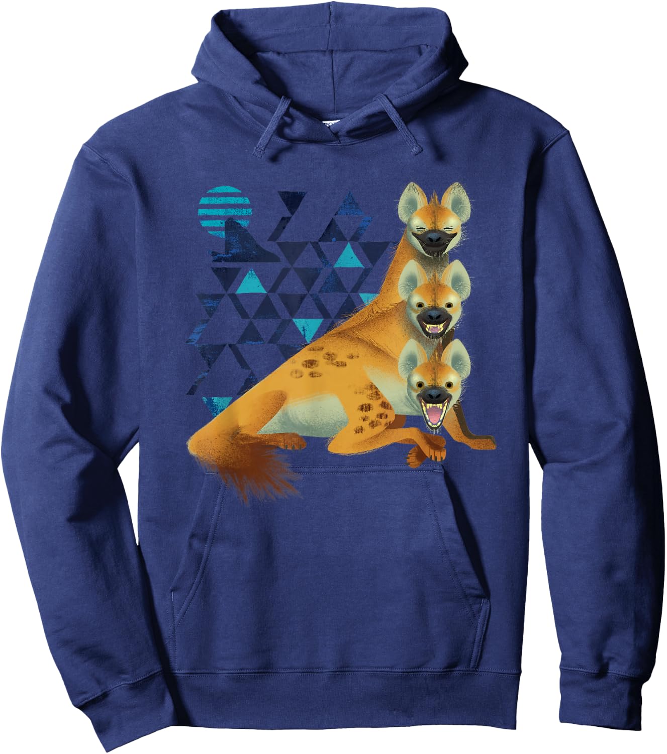 Disney The Lion King Hyenas Geometric Live Action Hoodie - Hoodie | Navy