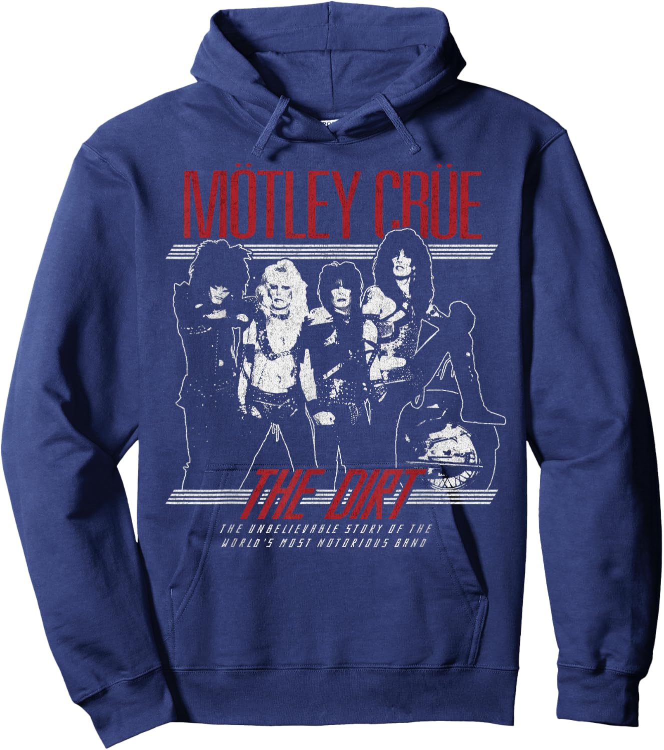 Mötley Crüe - The Dirt Hoodie - Hoodie | Navy