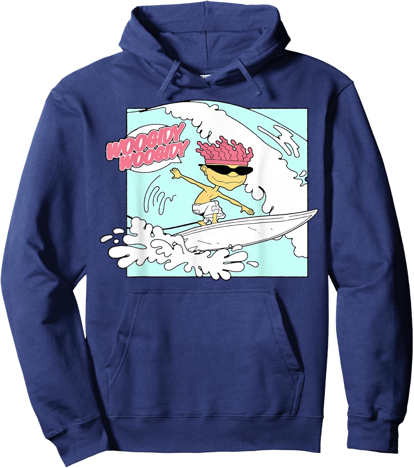 Rocket Power Otto Woogidy Woogidy Surfs Up Graphic Hoodie - Hoodie | Navy