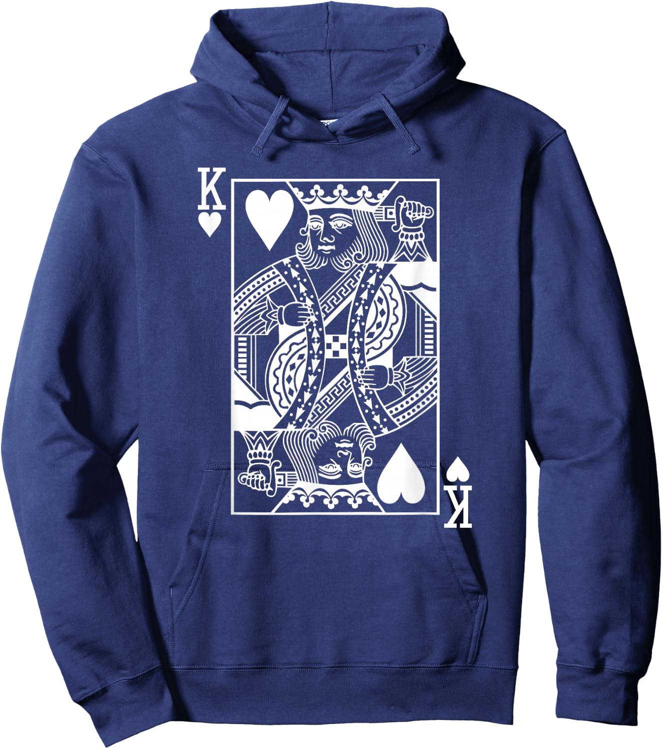 The Original King of Hearts Classic (Suicide King) Hoodie - Hoodie | Navy